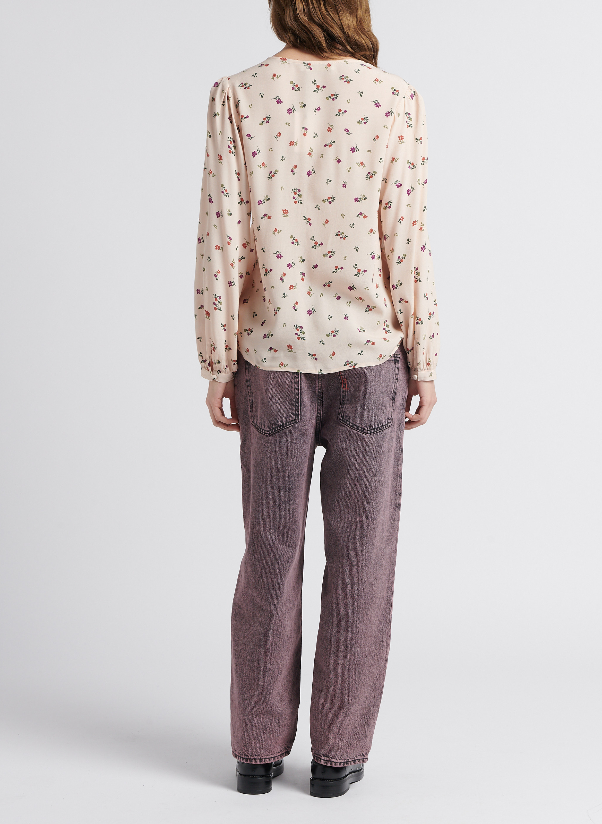 Leder-Mokassins mit Nieten JONAK Schwarz