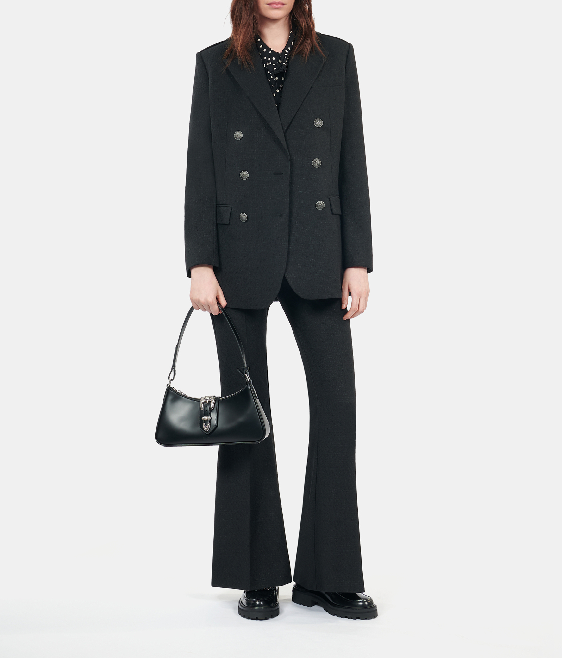 Rechte blazer | wolblend THE KOOPLES Zwart