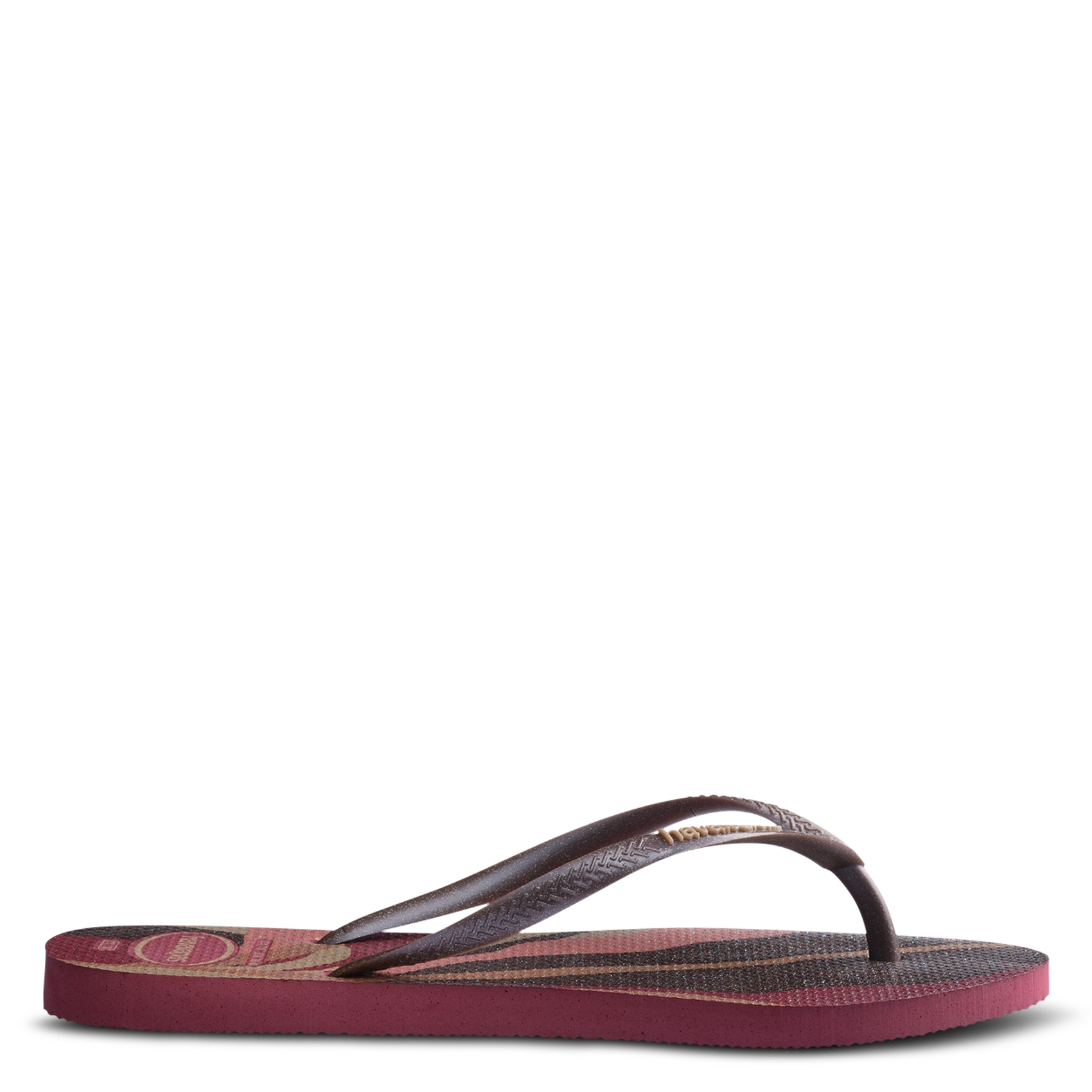 Tongs à semelle imprimée  HAVAIANAS Rose
