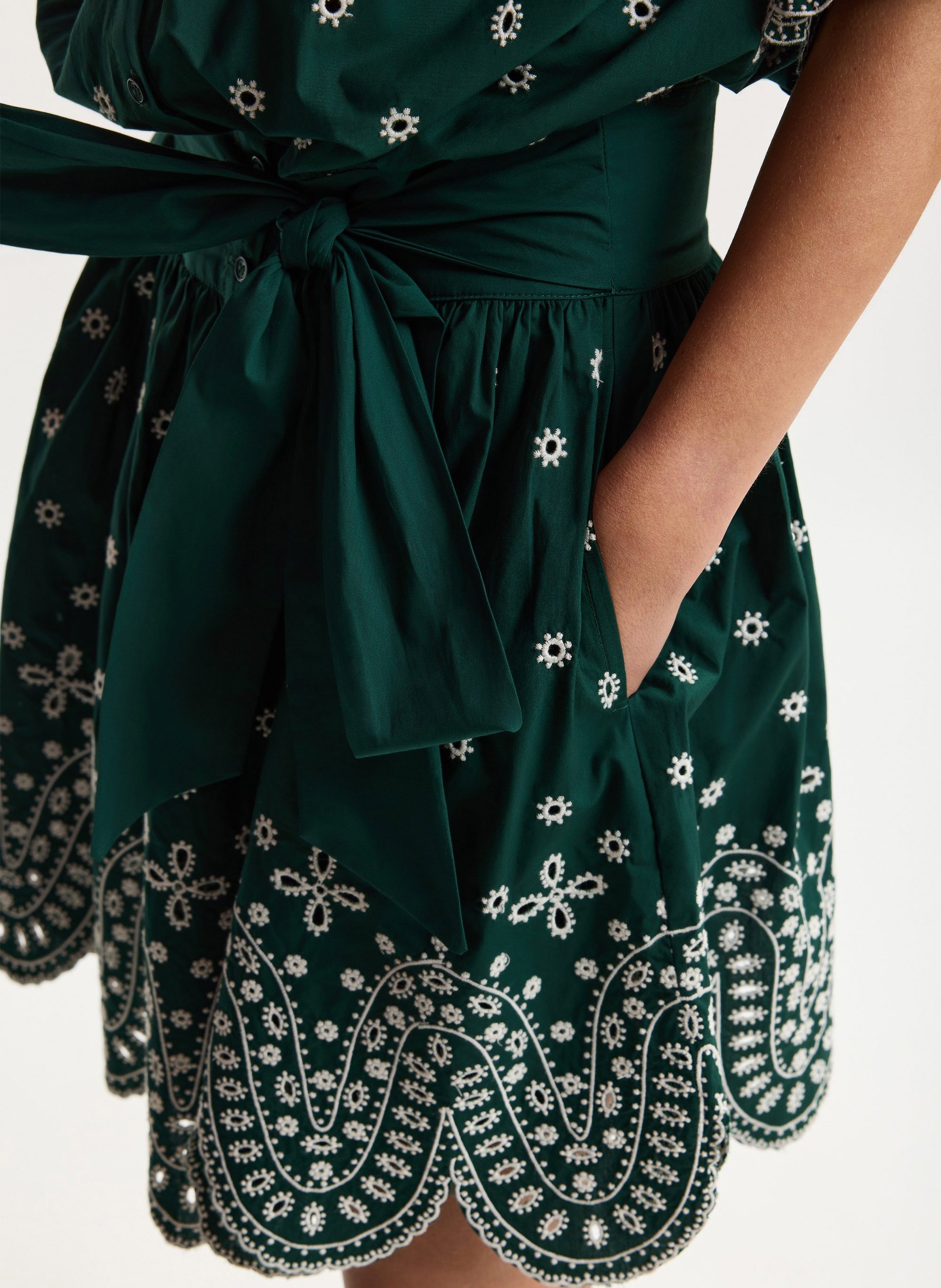 Kurzkleid mit Print ESSENTIEL ANTWERP Grun