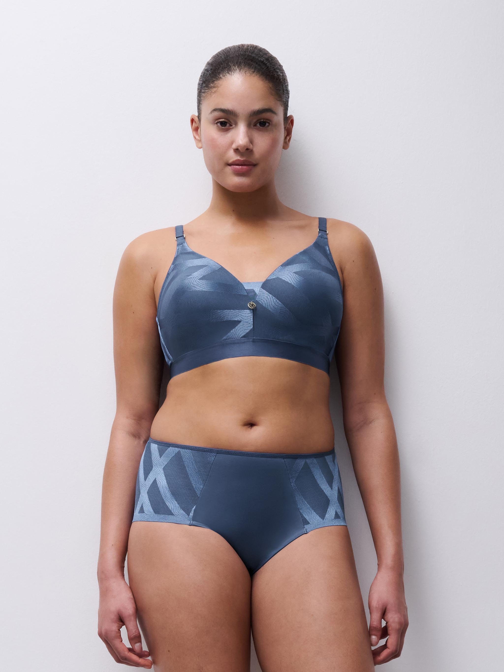 Non-wired support bra CHANTELLE Blue