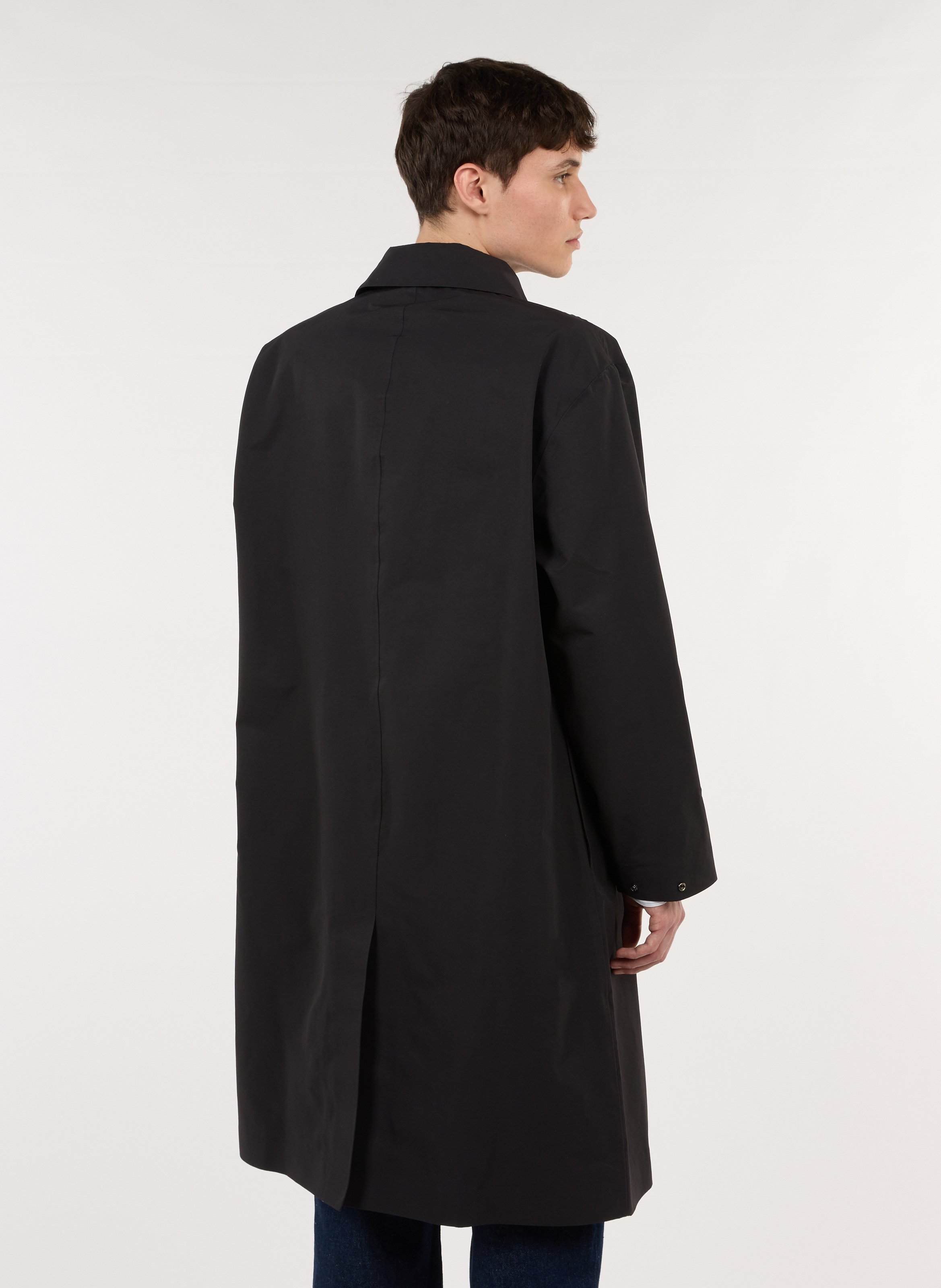 Trenchcoat mit klassischem Kragen SAISON 1865 Schwarz