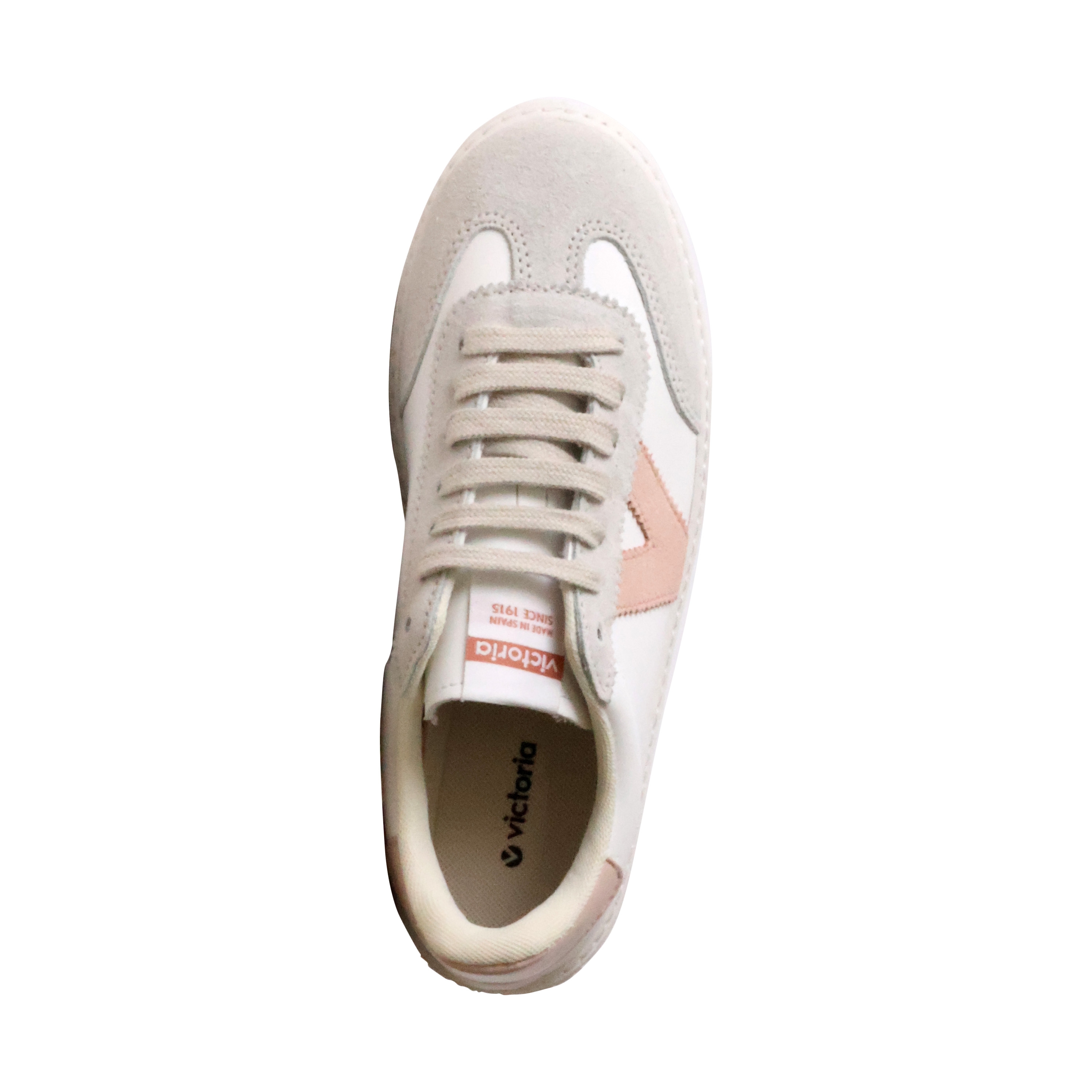 Leather trainers VICTORIA Beige