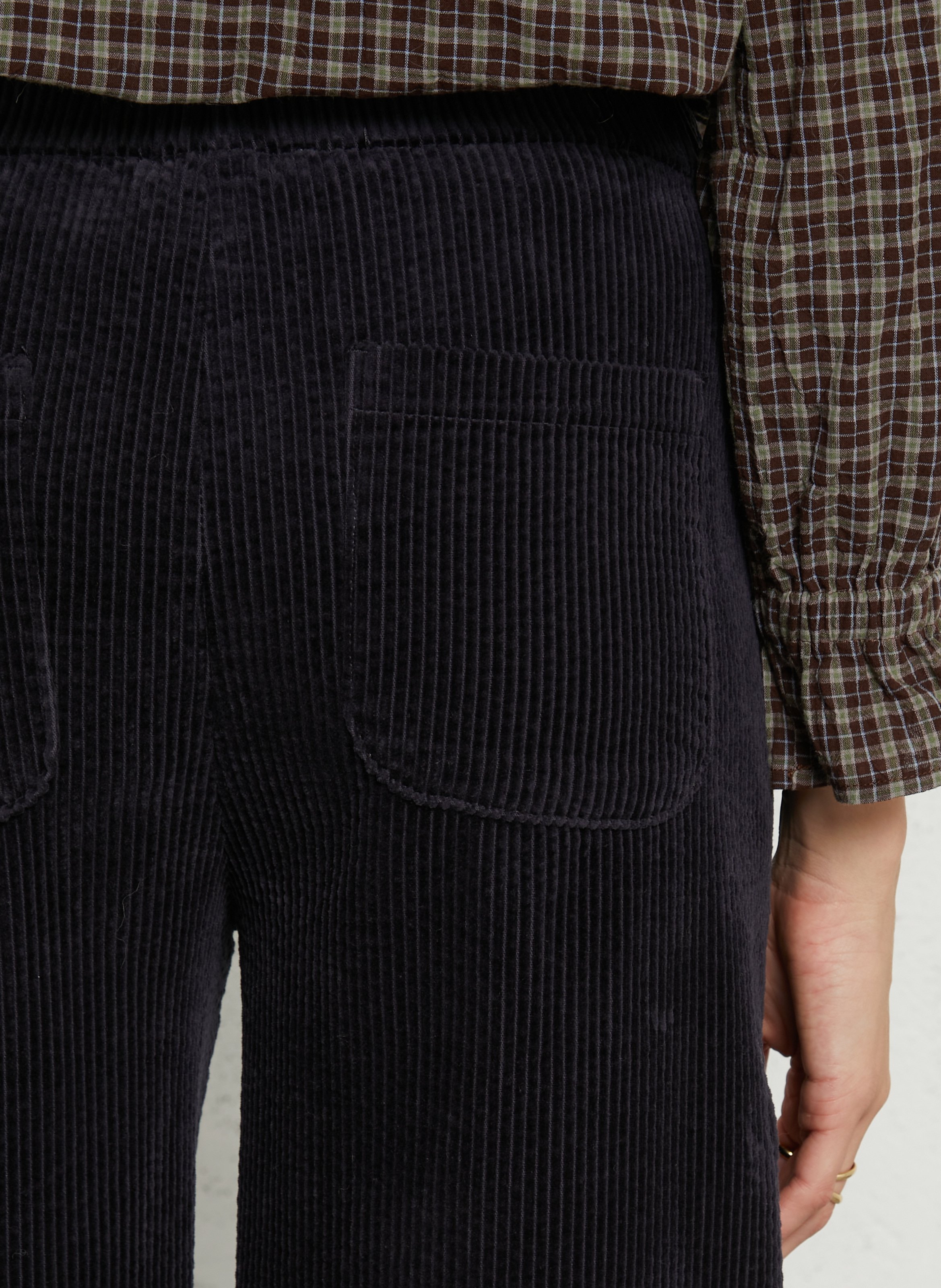 Wide-leg corduroy pants JC SOPHIE Blue