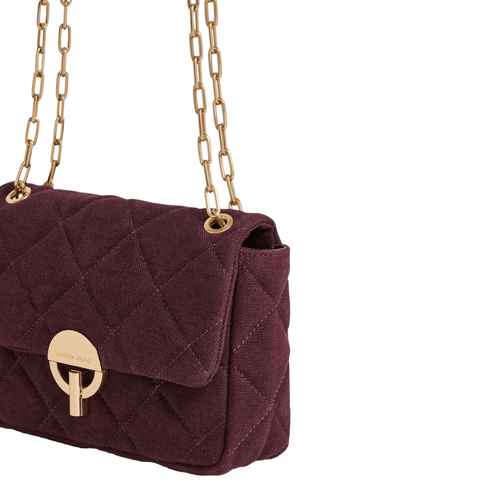 Sac bandoulière en lin | Violet VANESSA BRUNO Femme