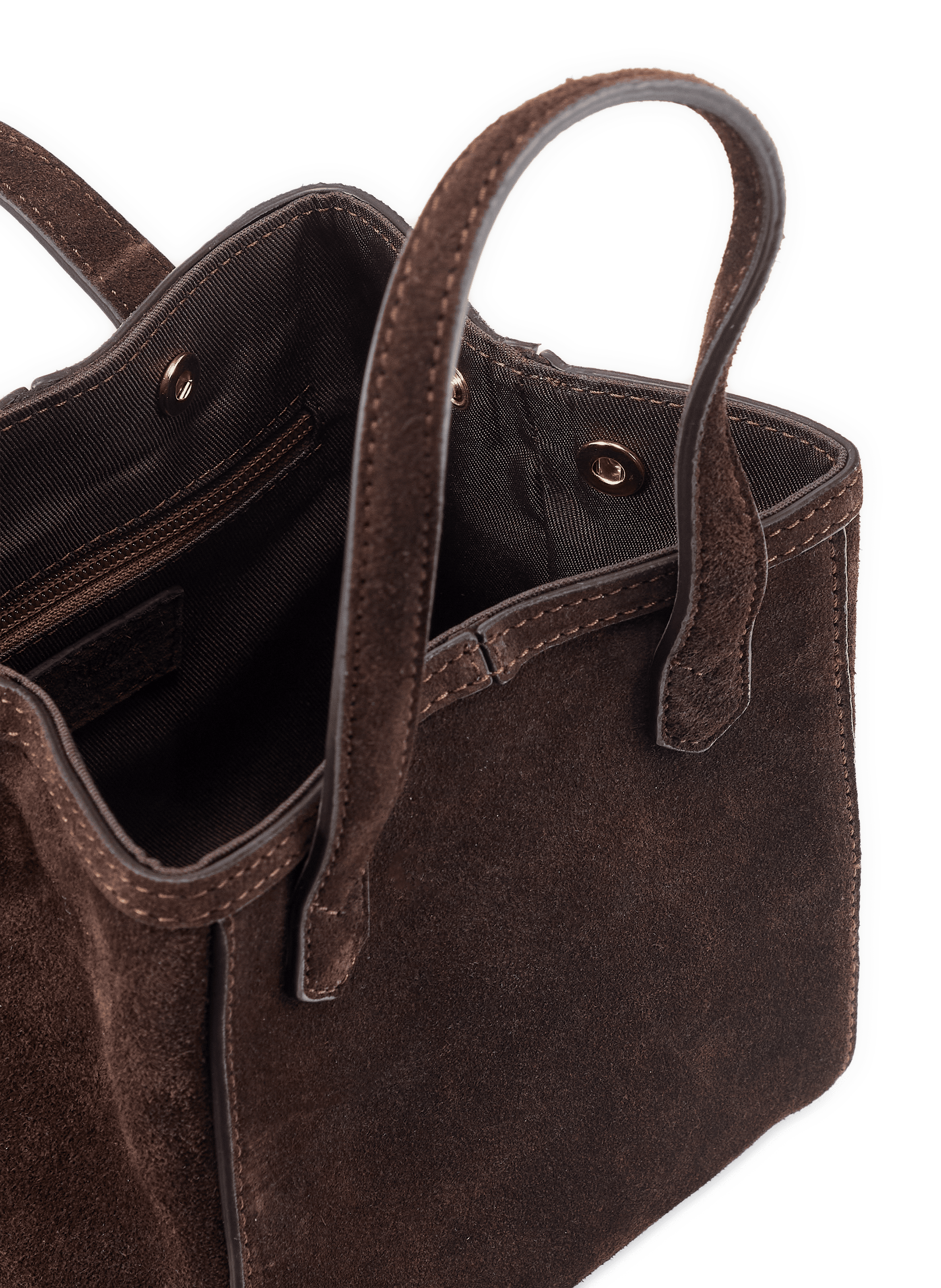 Enzo S leather handbag SAISON 1865 Brown