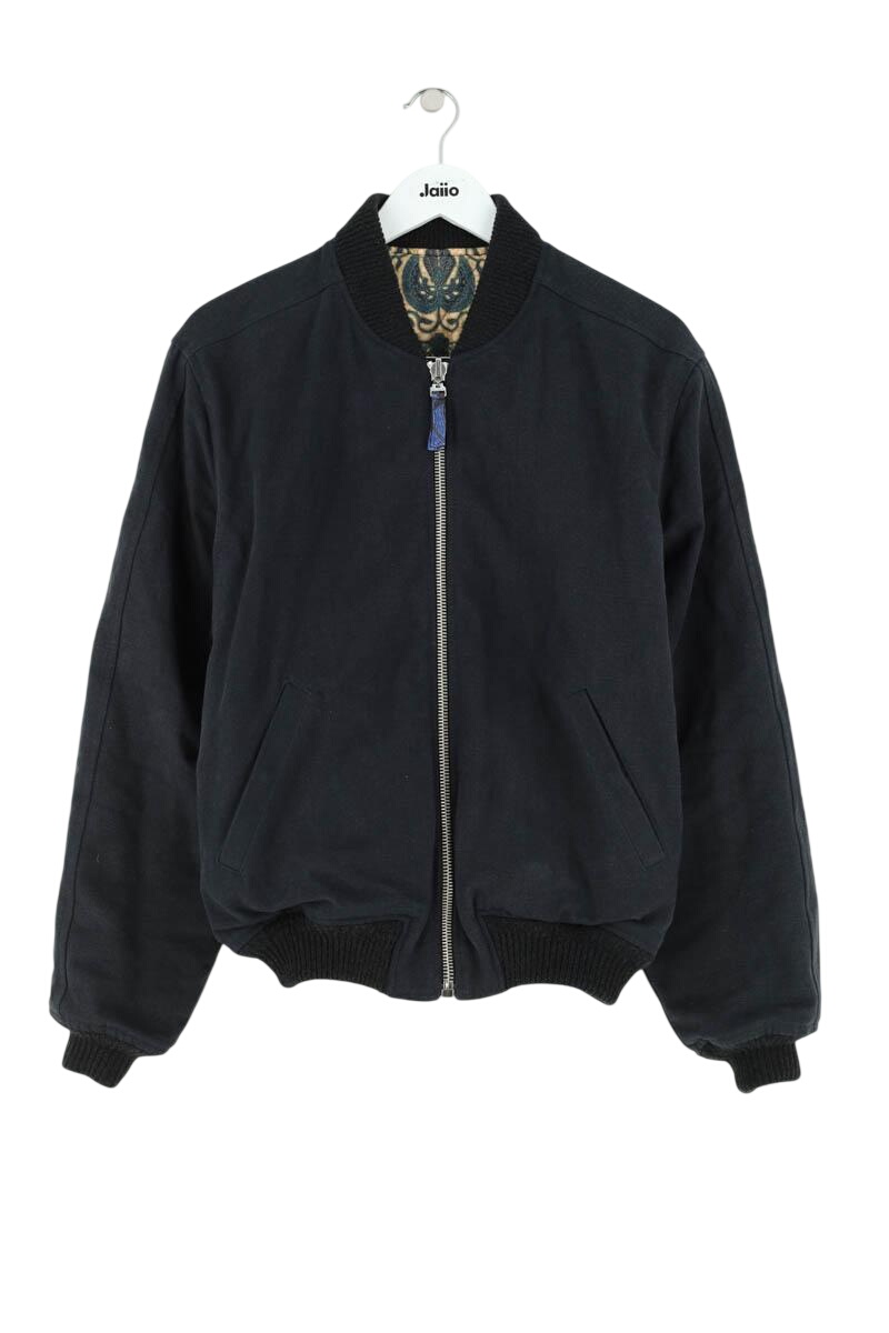 Regular-fit organic cotton jacket with sherpa collar ISABEL MARANT - Seconde Main Black