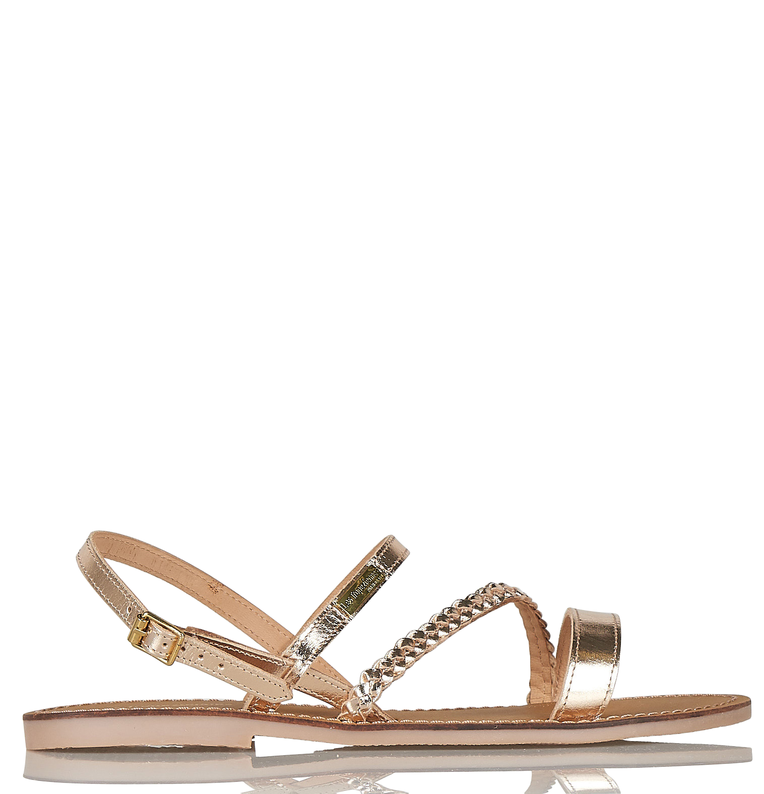 Sandales plates en cuir LES TROPEZIENNES PAR M.BELARBI