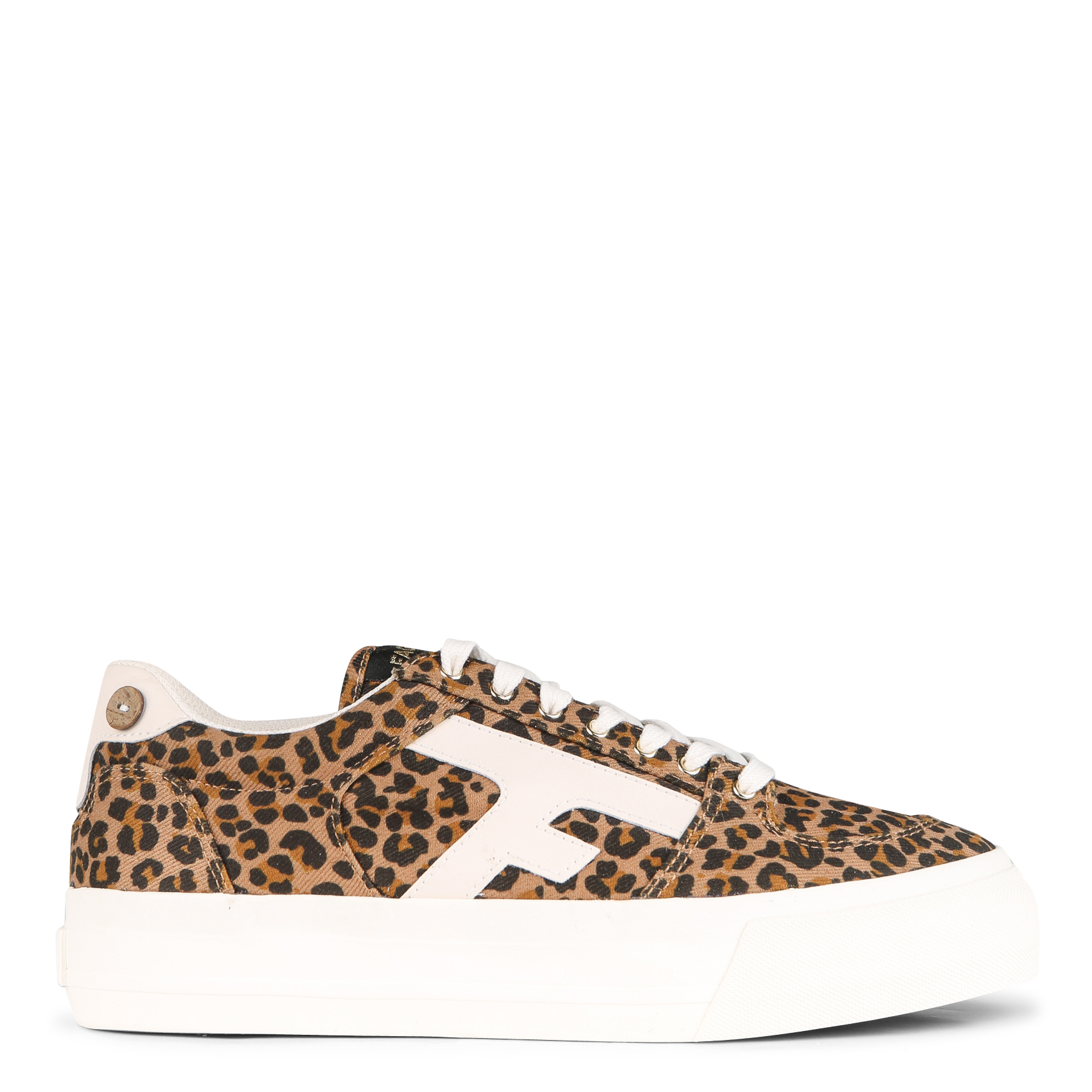 Plateau-Sneaker mit Leoparden-Print FAGUO Braun