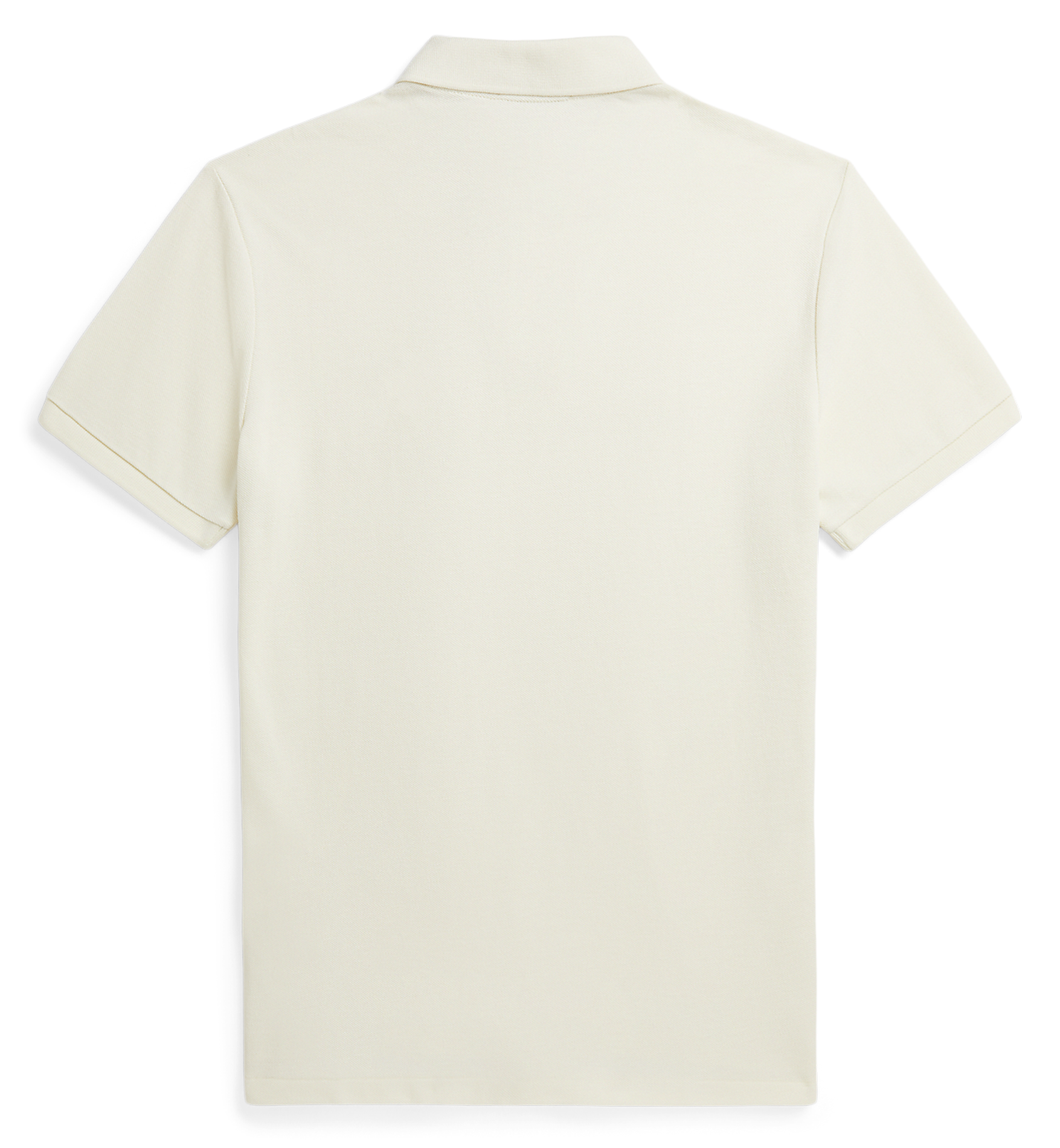 Custom-fit piqué cotton polo POLO RALPH LAUREN Beige