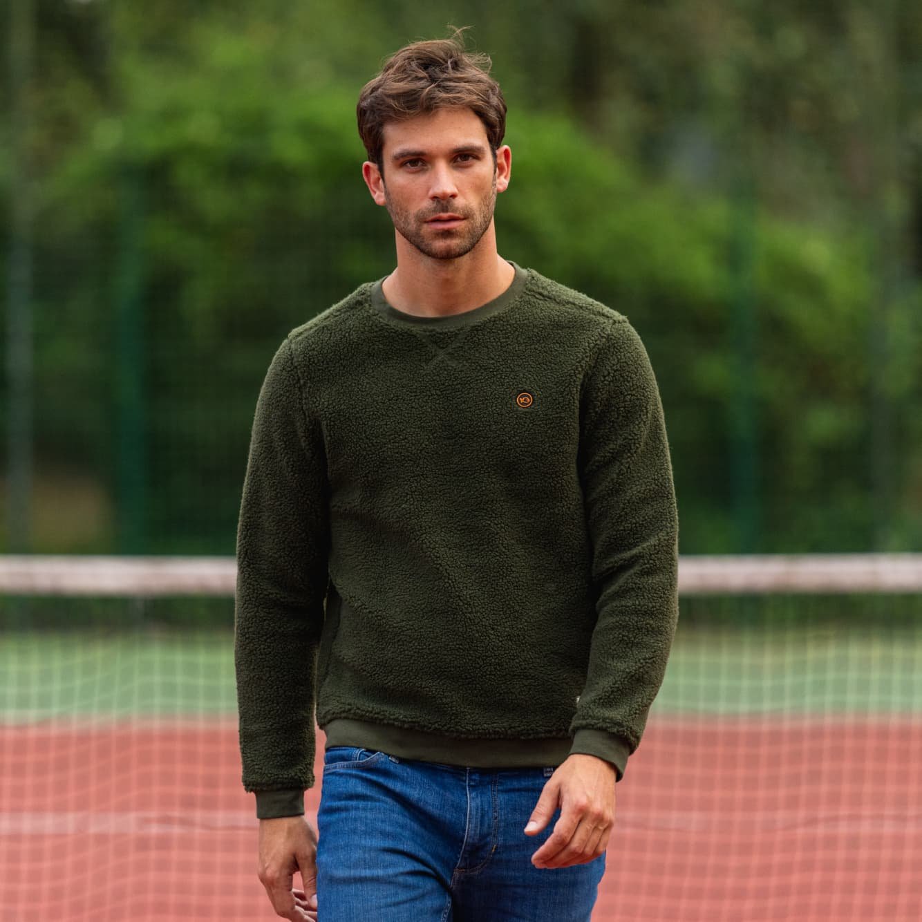 Sherpa pullover Khaki