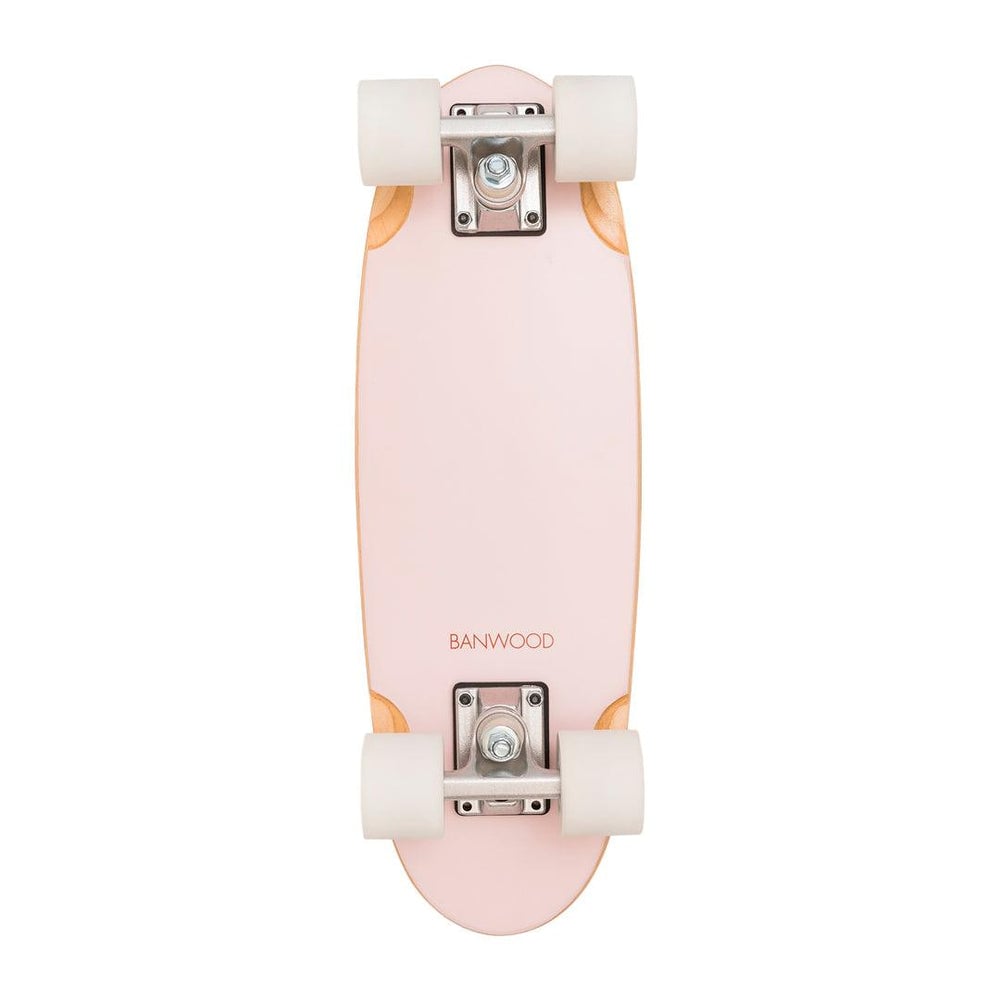 Canadian maple cream skateboard for balance skating 3+ years Banwood Pink