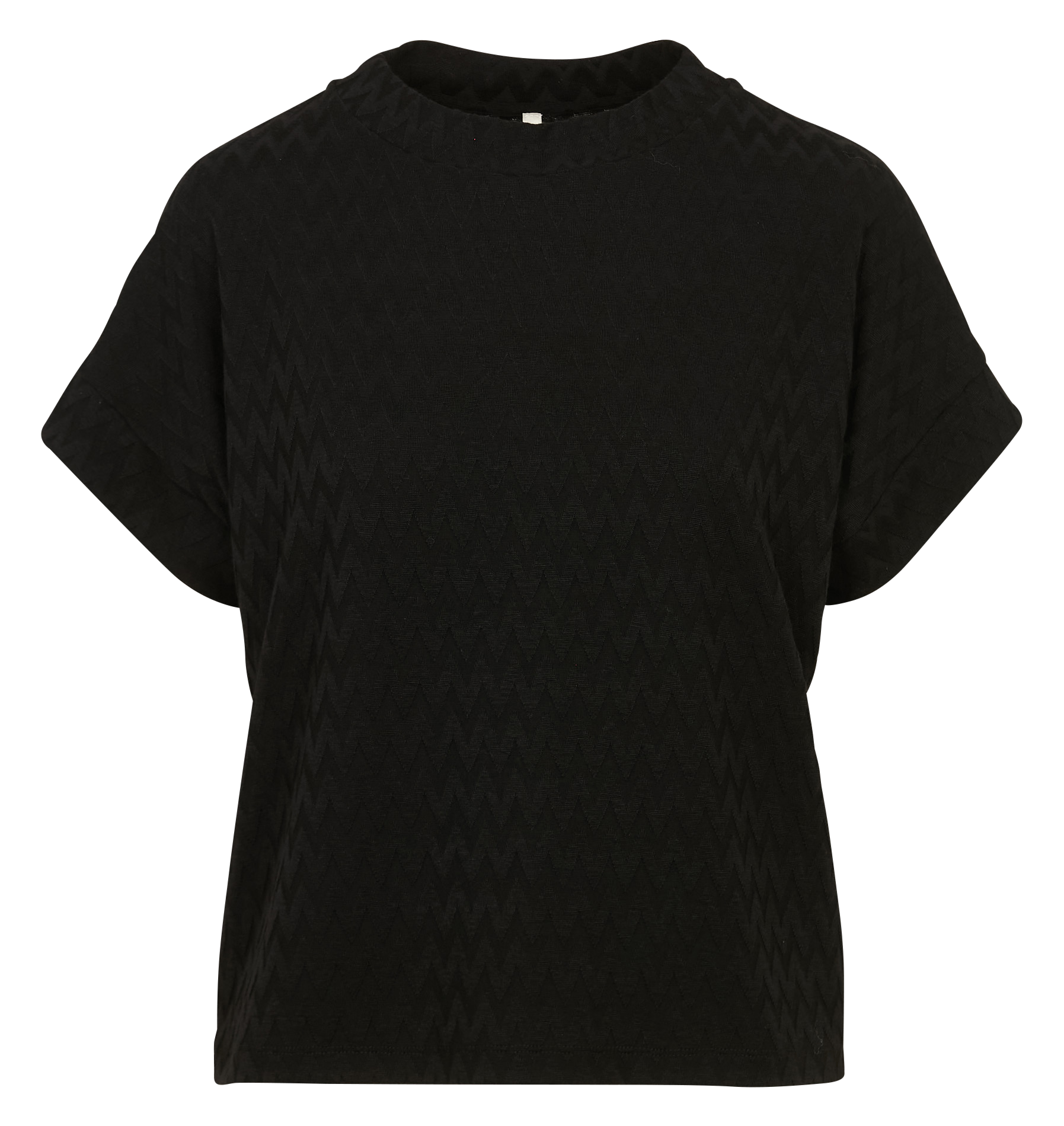 Top col rond  I CODE Noir