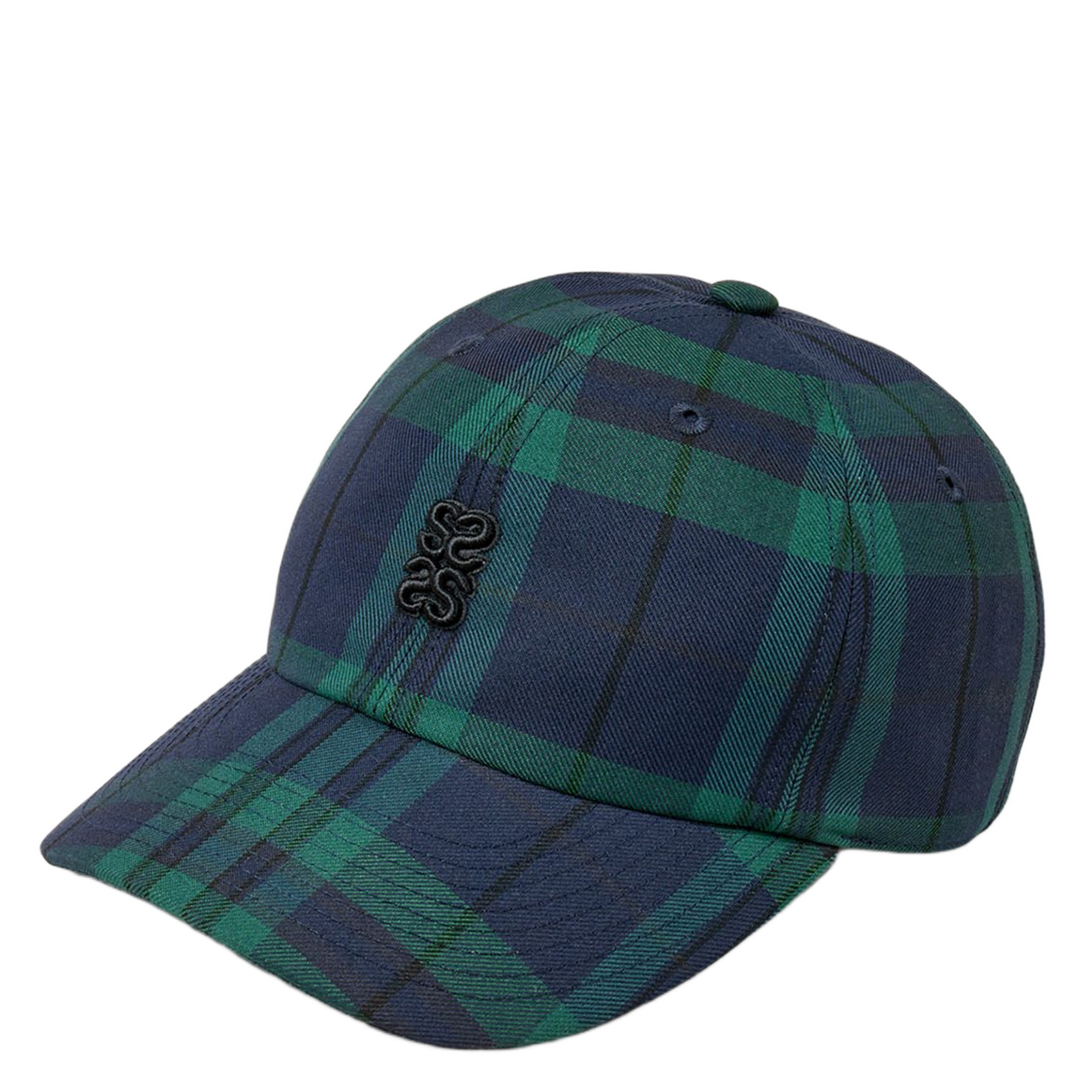 Cap with check pattern SANDRO Green
