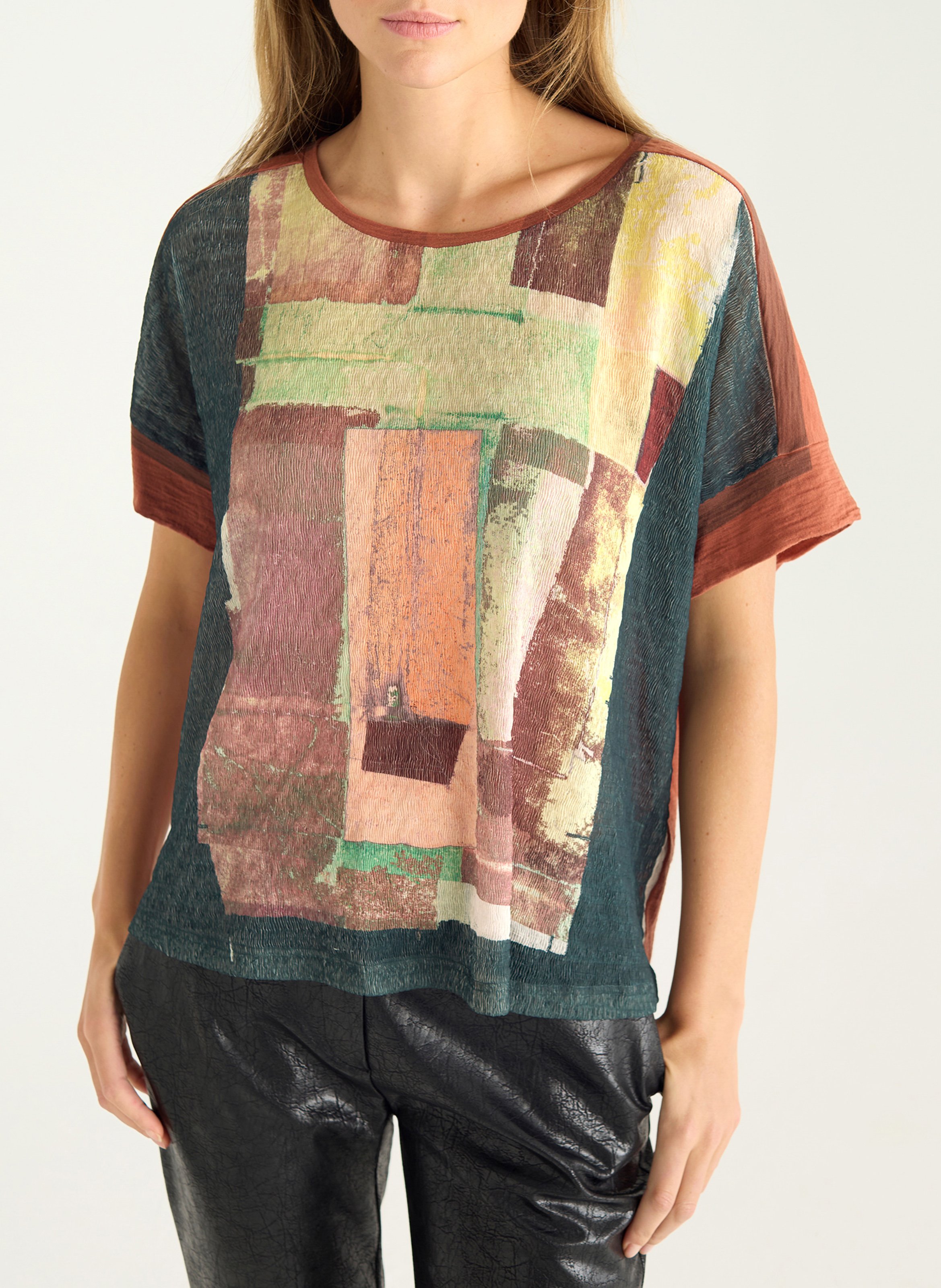 Tee-shirt col rond en laine COTELAC