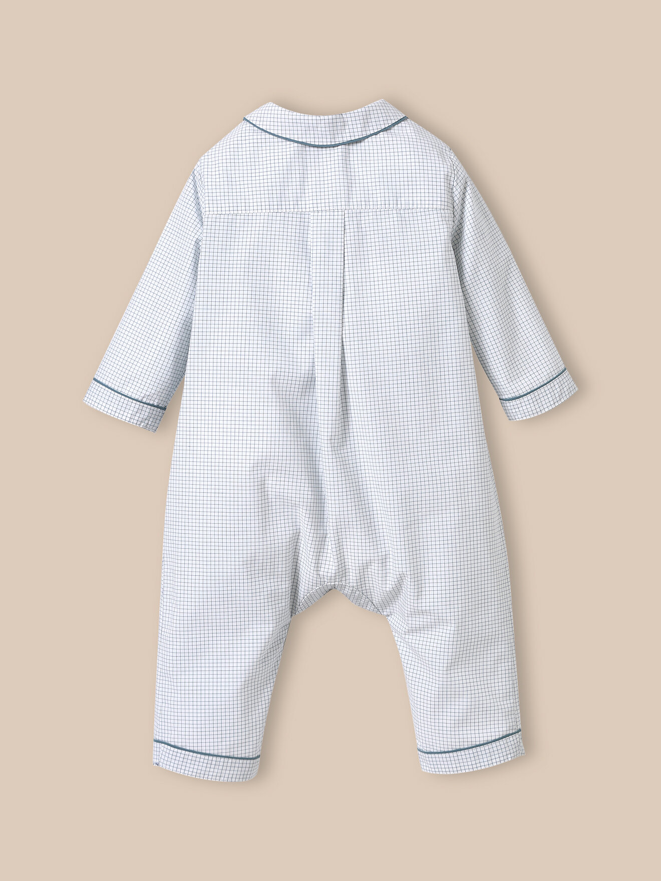 Gingham Pajamas CYRILLUS Blue