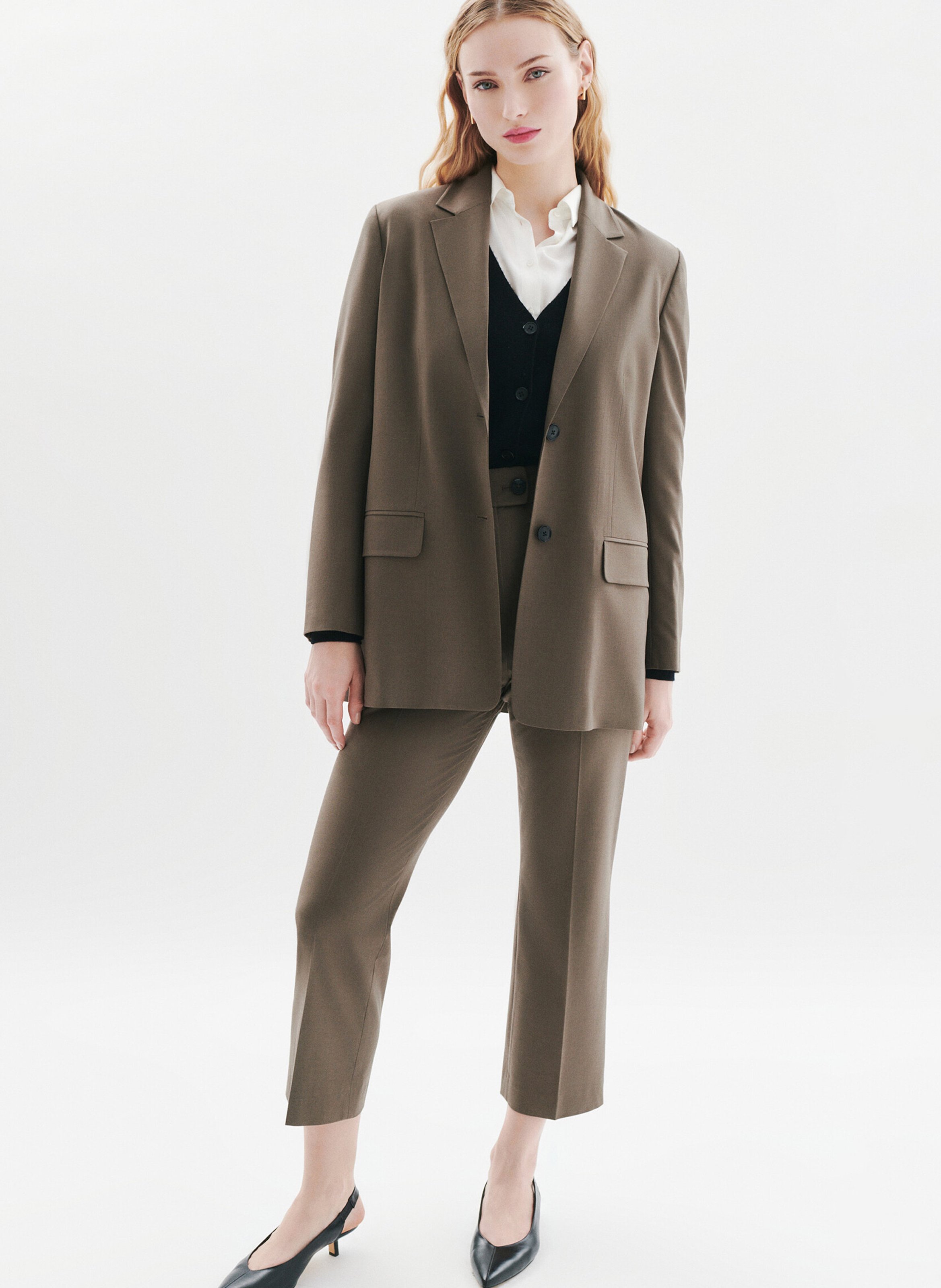 Carrot trousers CAROLL Brown