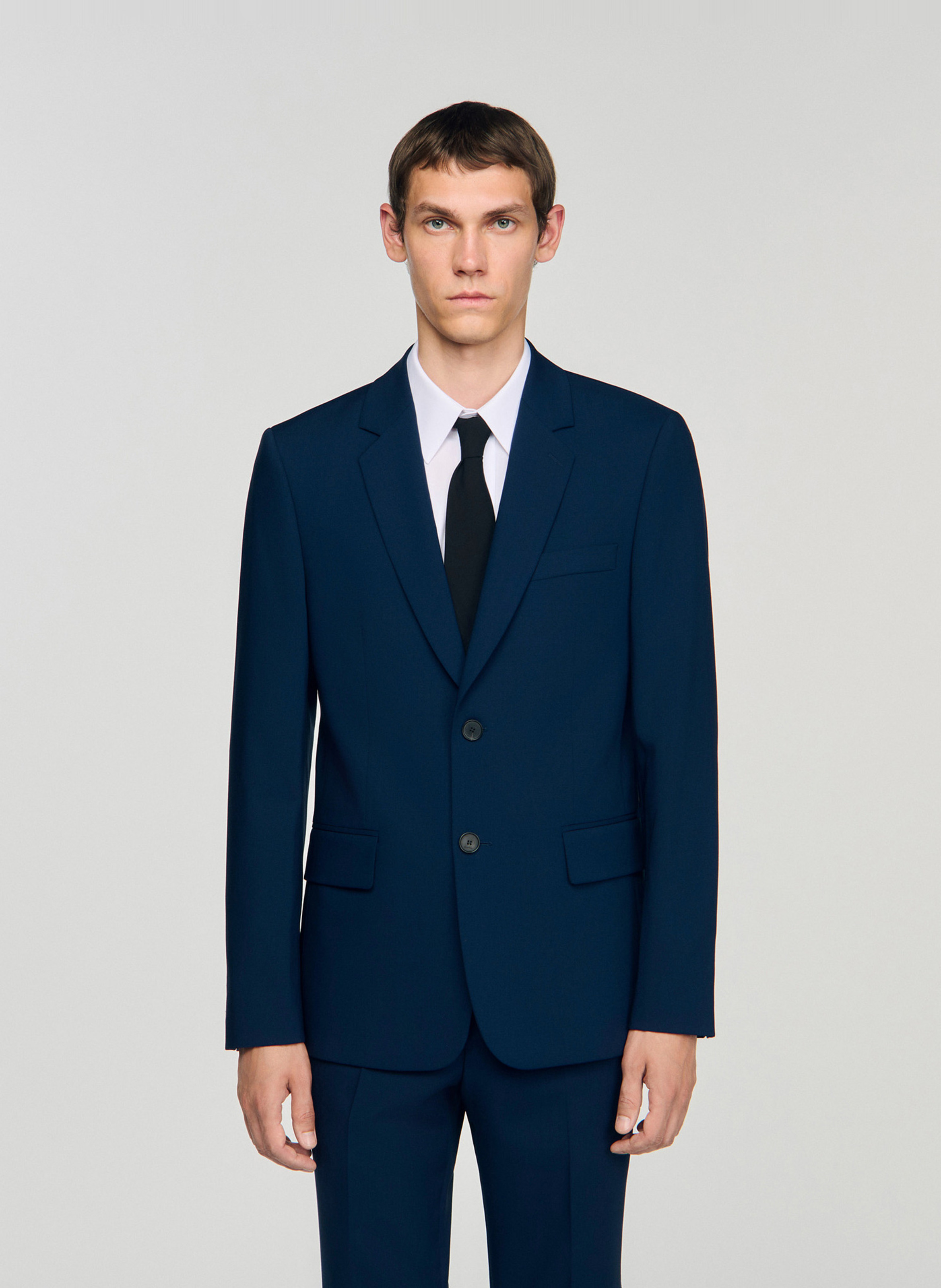 Veste tailleur en laine SANDRO