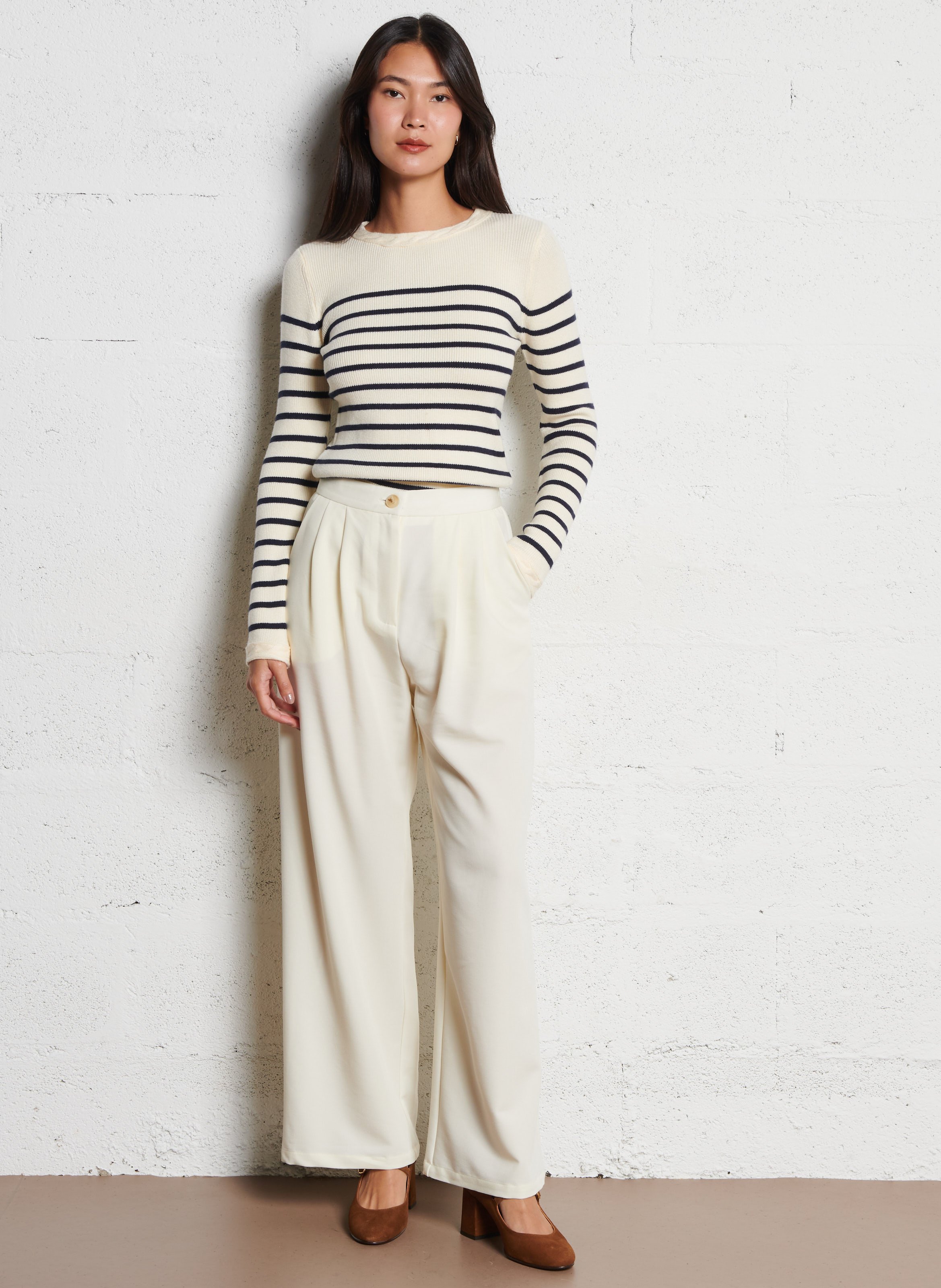 Babies en cuir velours MELLOW YELLOW Marron