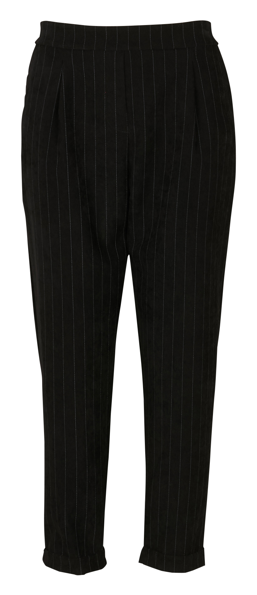 Pantaloln droit en velours PLEASE Noir
