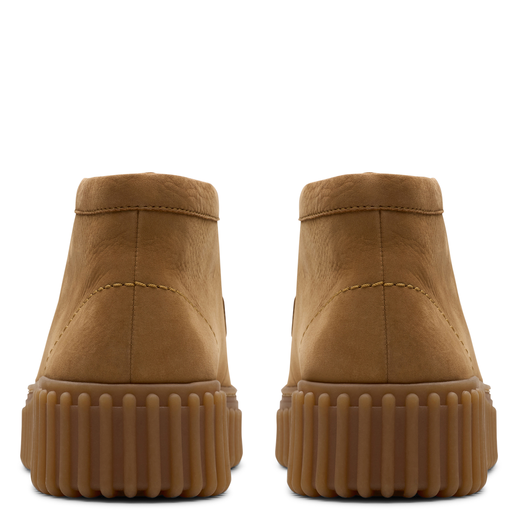 Leren plateau-derbies CLARKS Beige