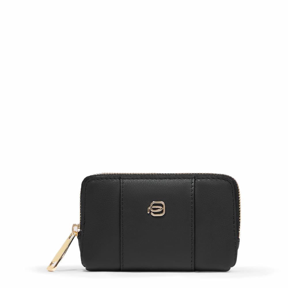Leather key case PIQUADRO Black