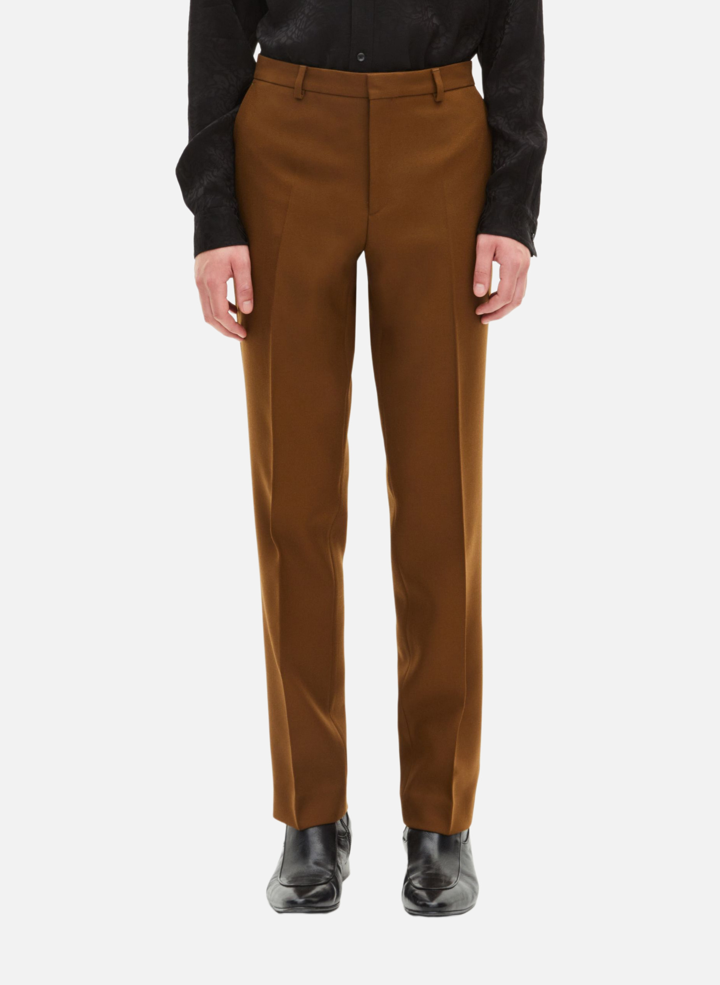 Straight-leg suit pants THE KOOPLES Brown