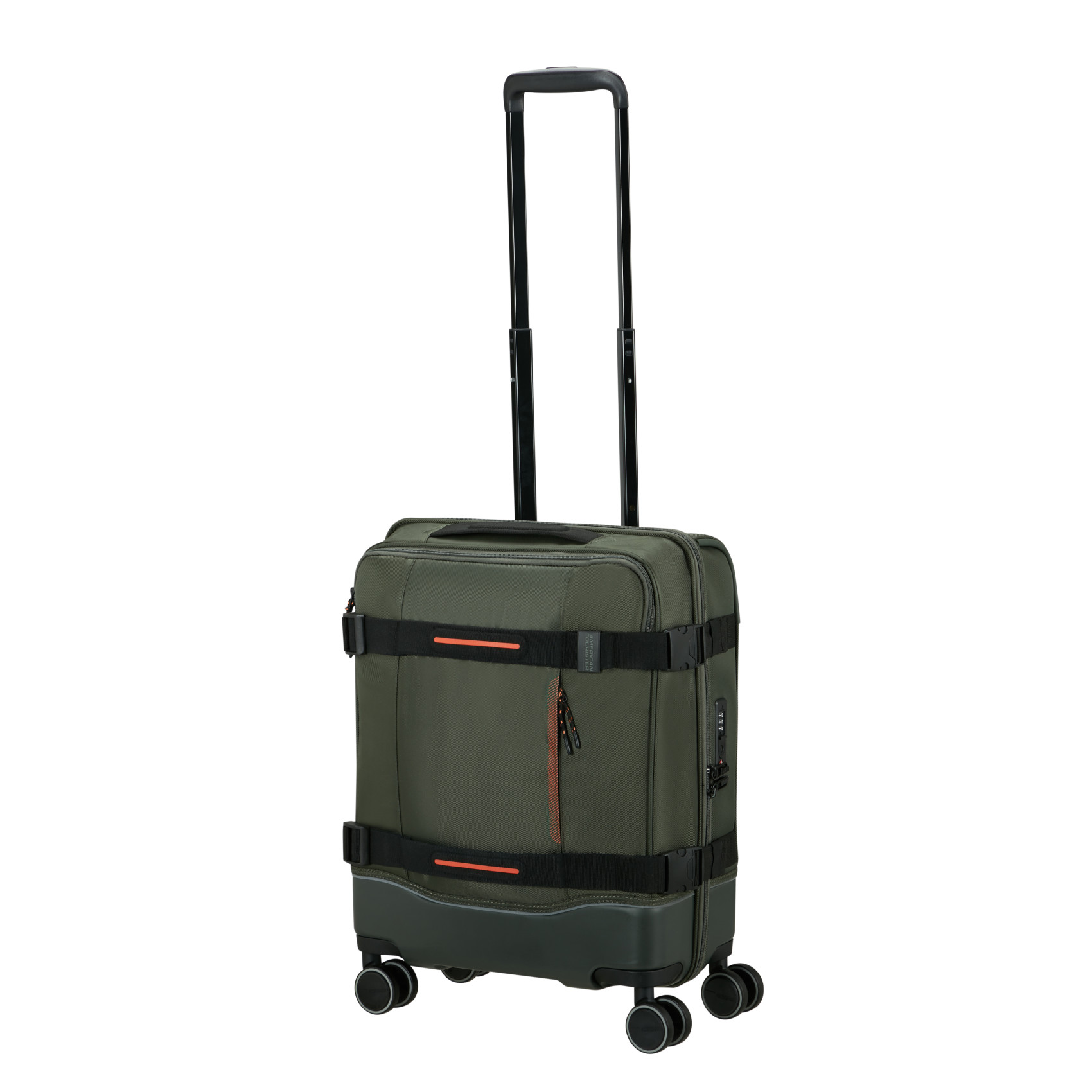 Urban track 4-wheel carry-on suitcase size S Khaki