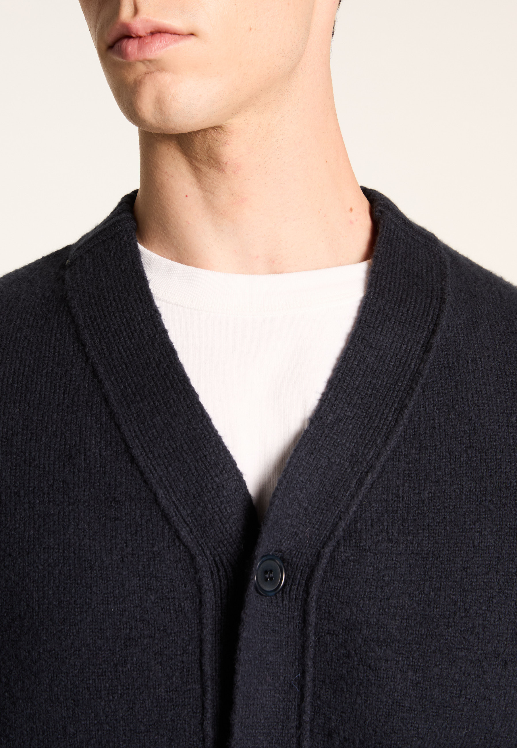 Cotton cardigan MAISON MONTAGUT Blue