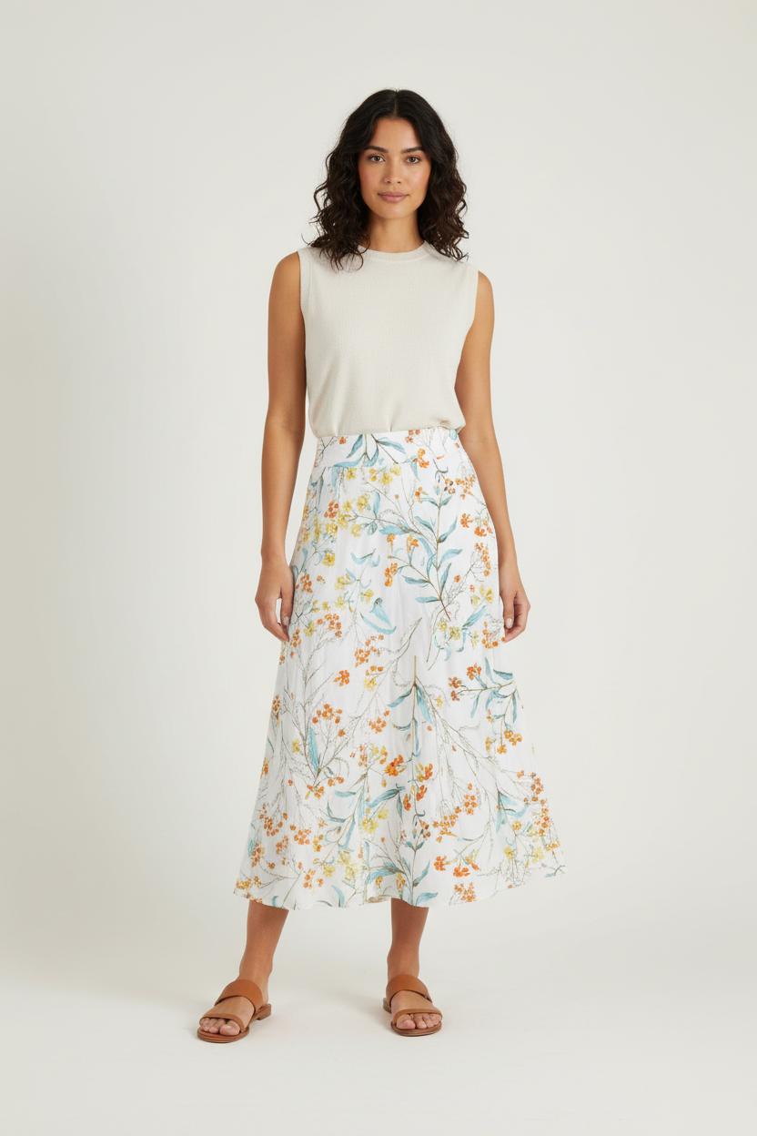 Long skirt TARA JARMON - Seconde Main Multicolored