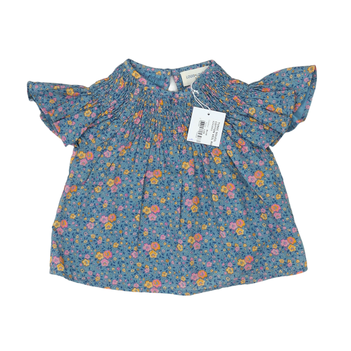Blue baby blouse - 12 months LOUIS LOUISE - Seconde Main Blue