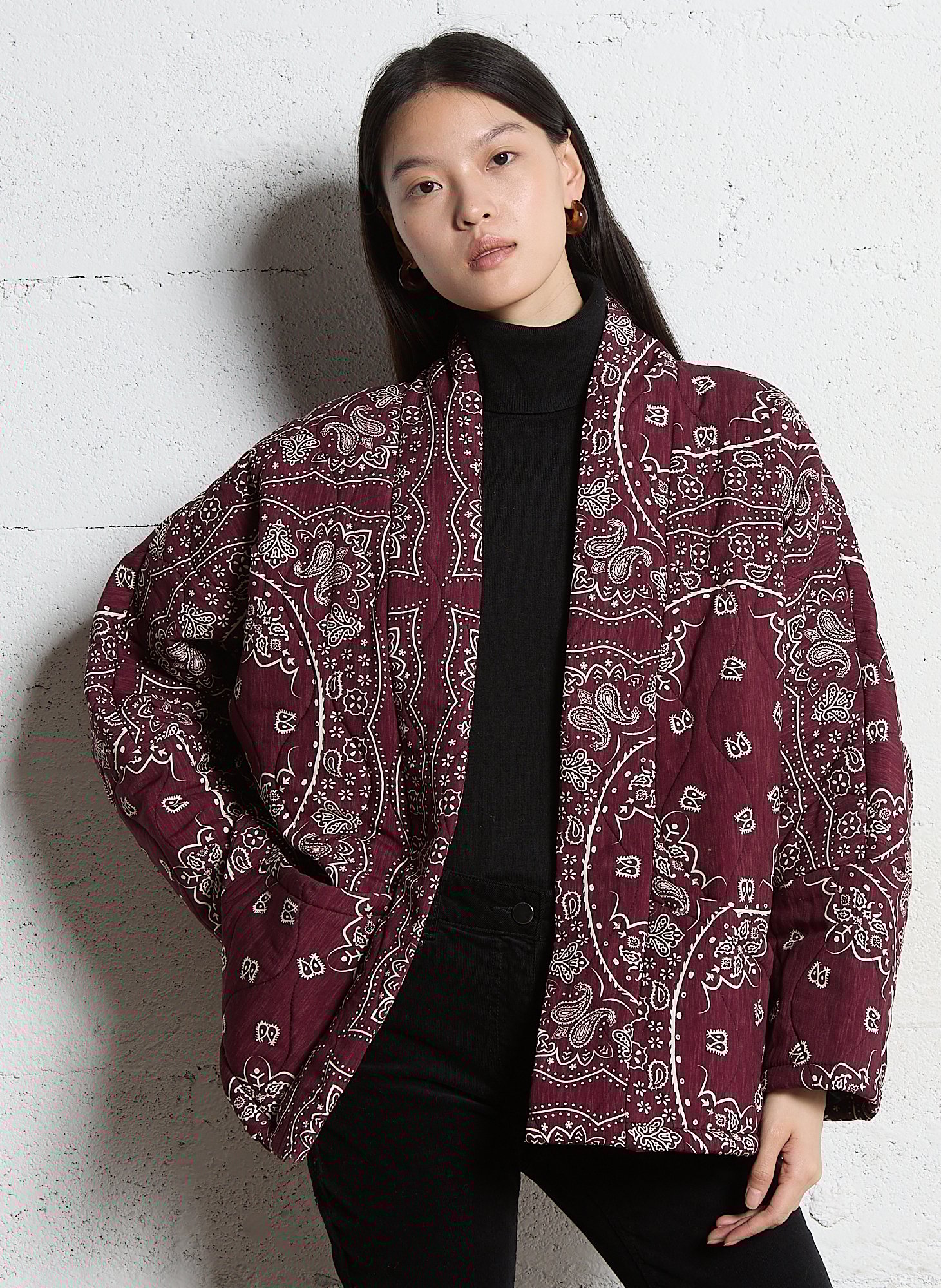 Schalkragenjacke AOKYANOS Rot