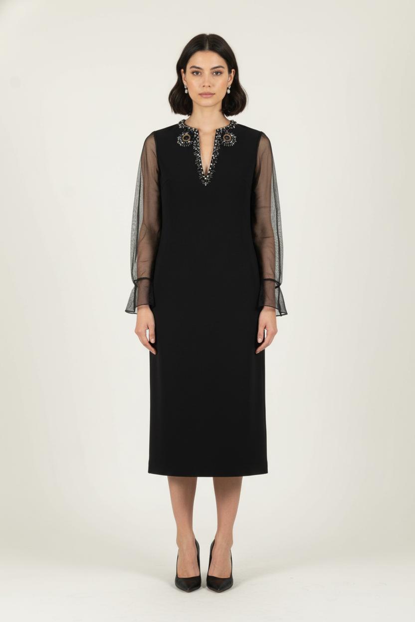 Short & Midi Dress Manoush - Seconde Main Black