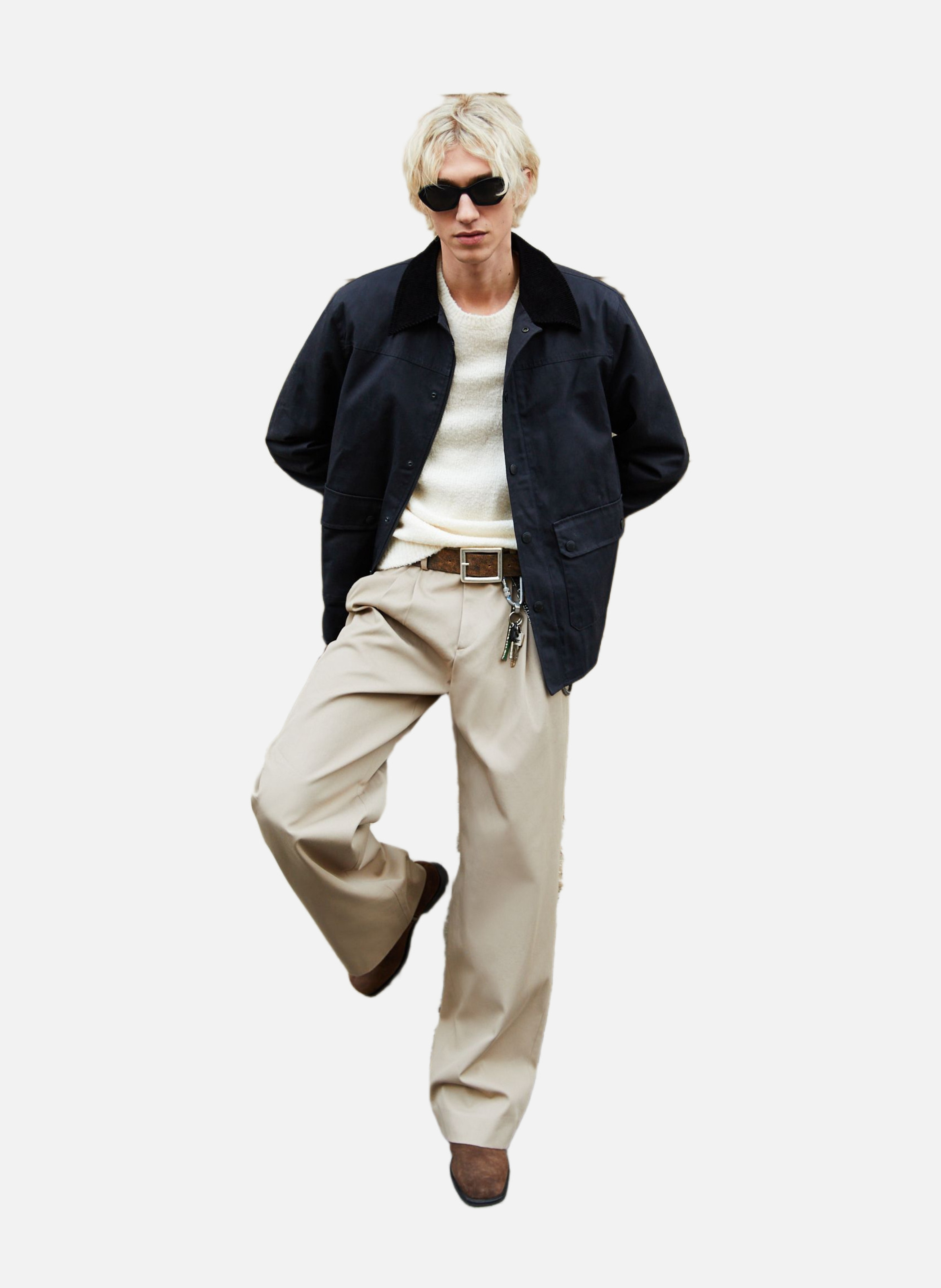 Cotton jacket THE KOOPLES Blue