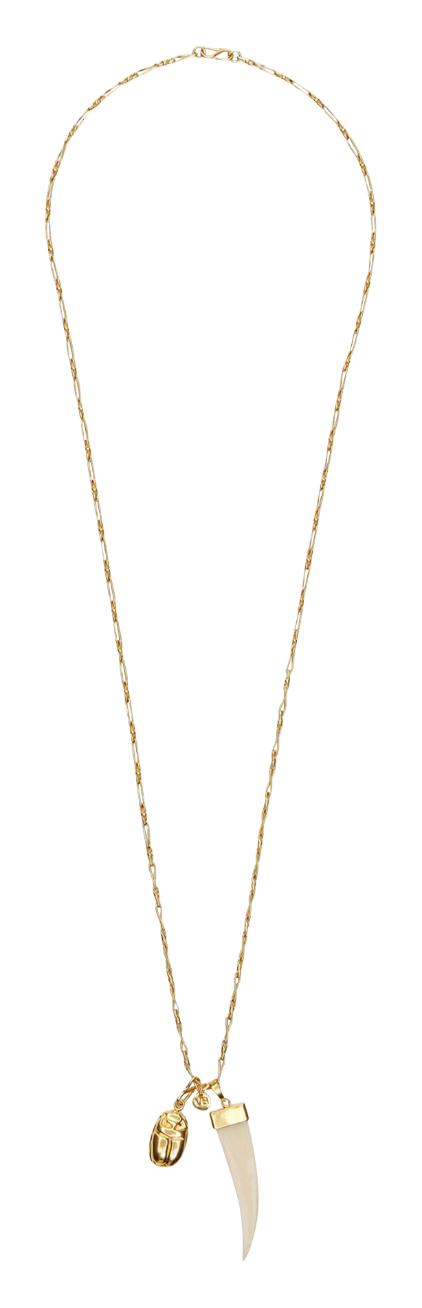 Long golden brass necklace VANESSA BRUNO Golden