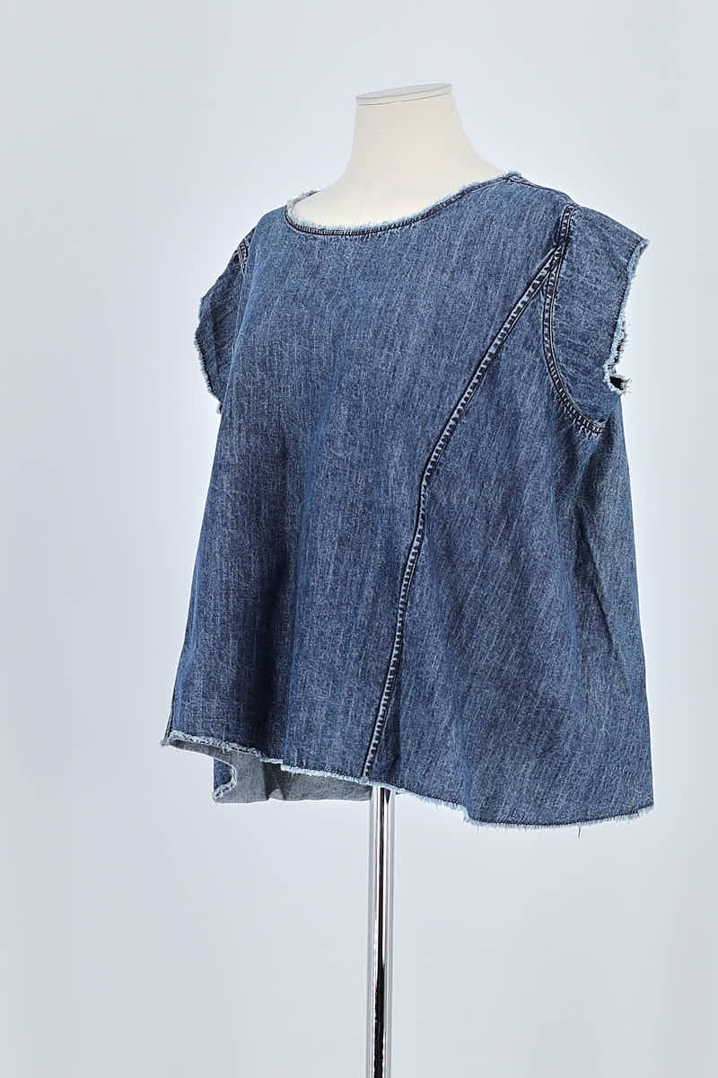 T-shirt LAURENCE BRAS - Seconde Main Blue