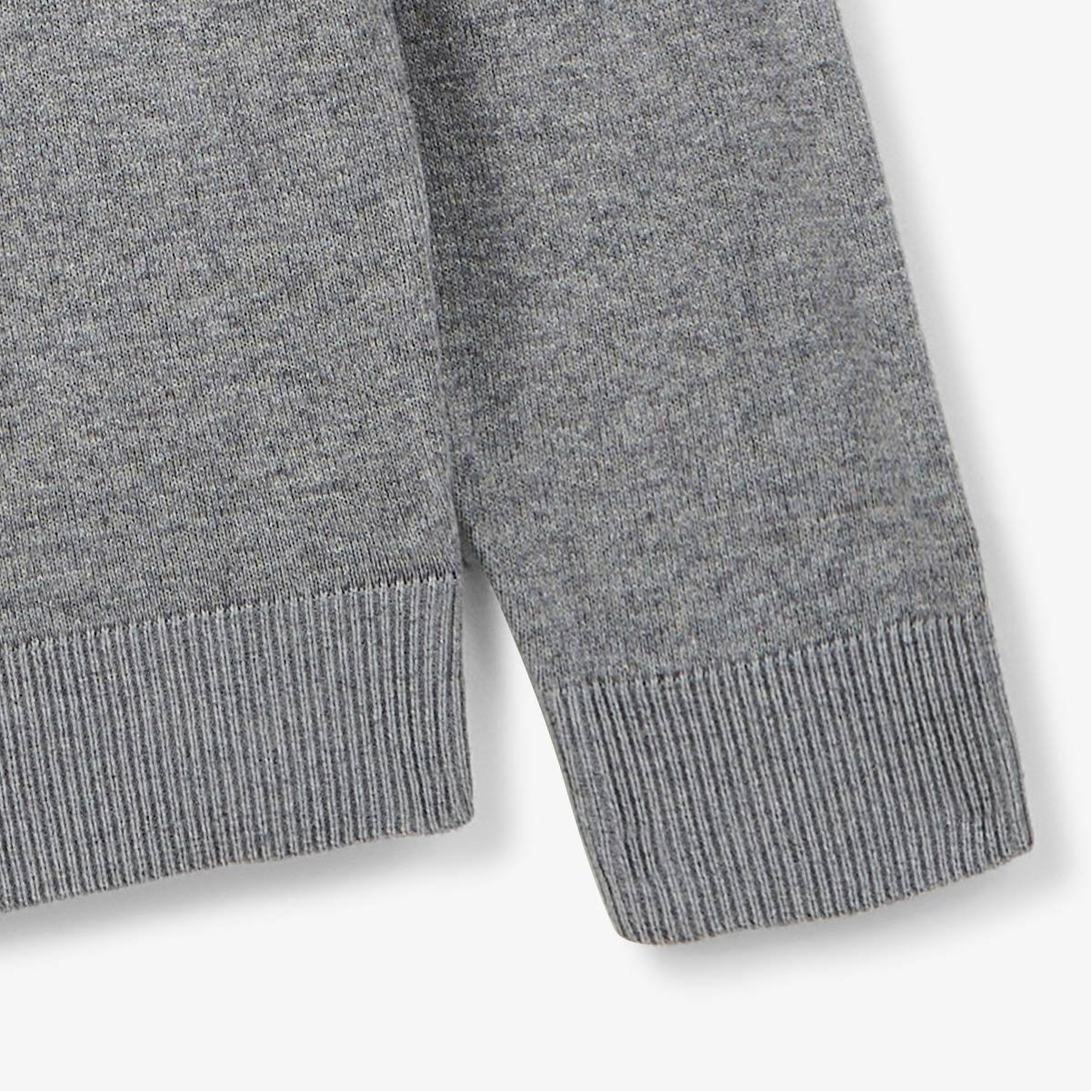 Cotton and wool sweater SERGE BLANCO Grey