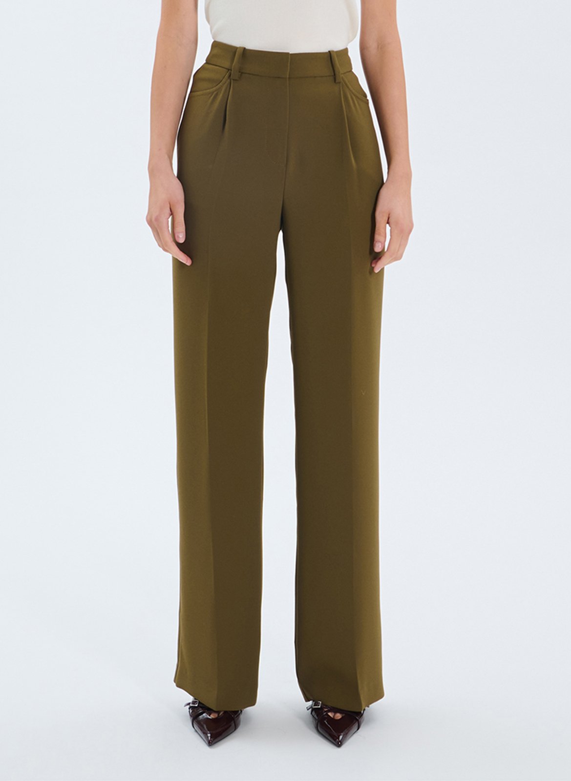 Carrot trousers ZAPA Green