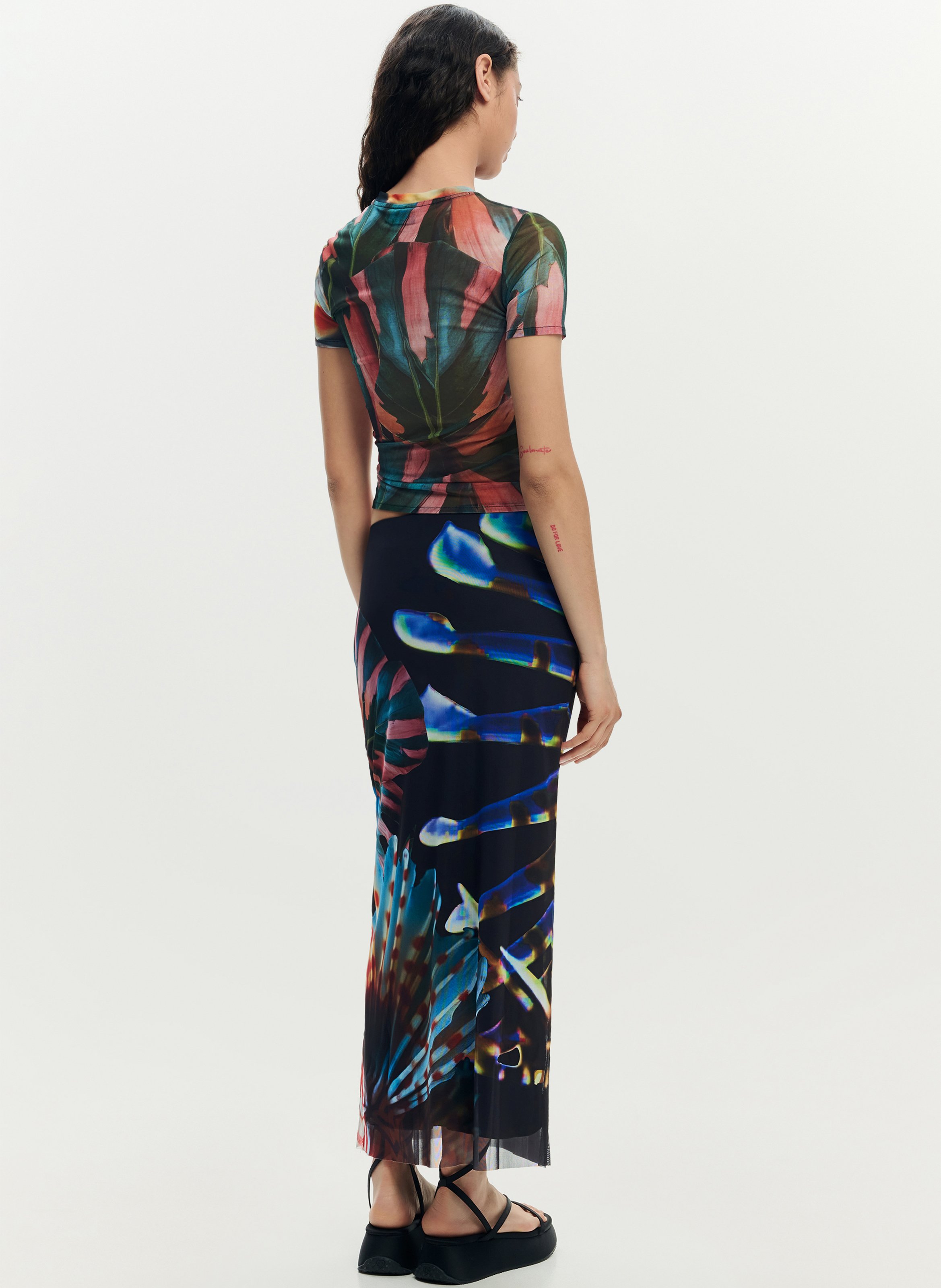 Bedrucktes T-Shirt DESIGUAL Mehrfarbig