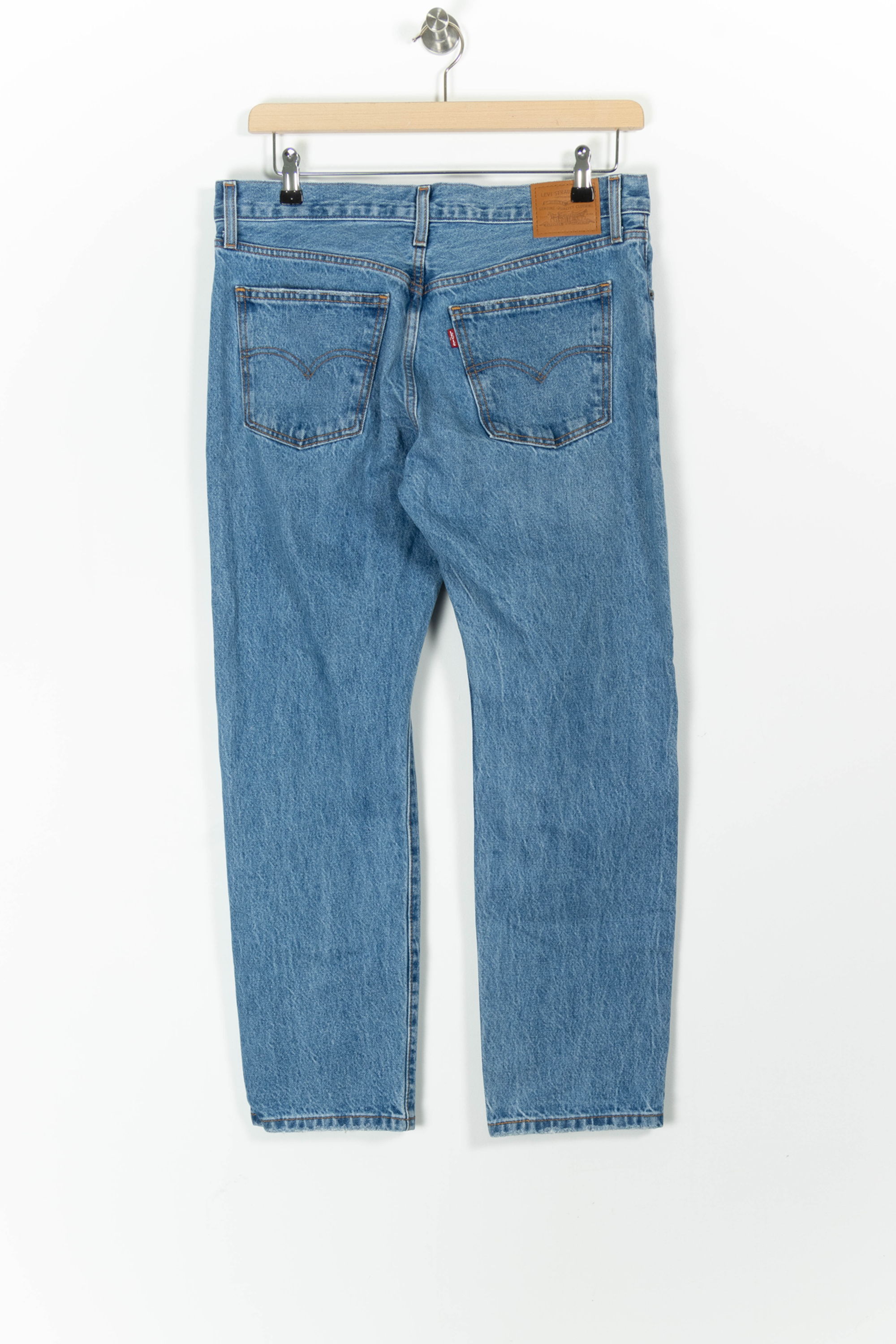 Cropped slim jeans with studs LEVI'S - Seconde main Blue