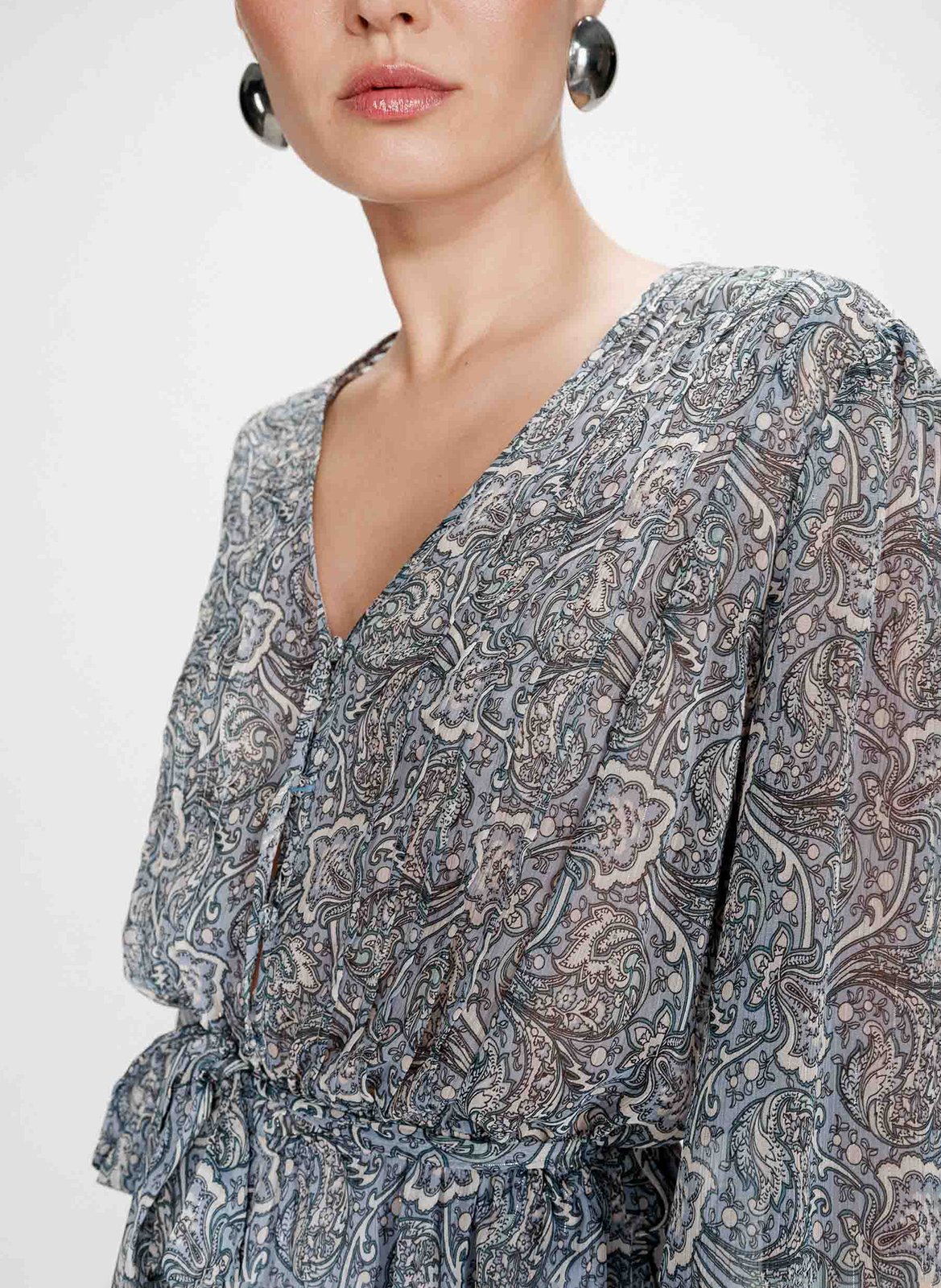 Short printed dress GRACE ET MILA Blue