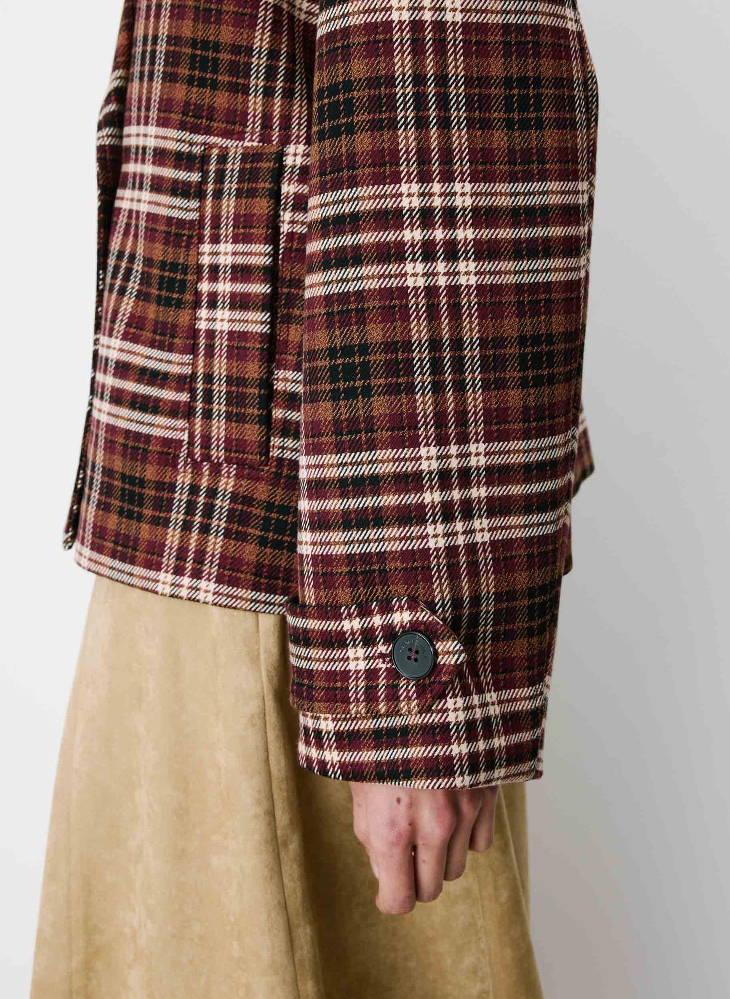 Oversized checked coat GRACE ET MILA Red