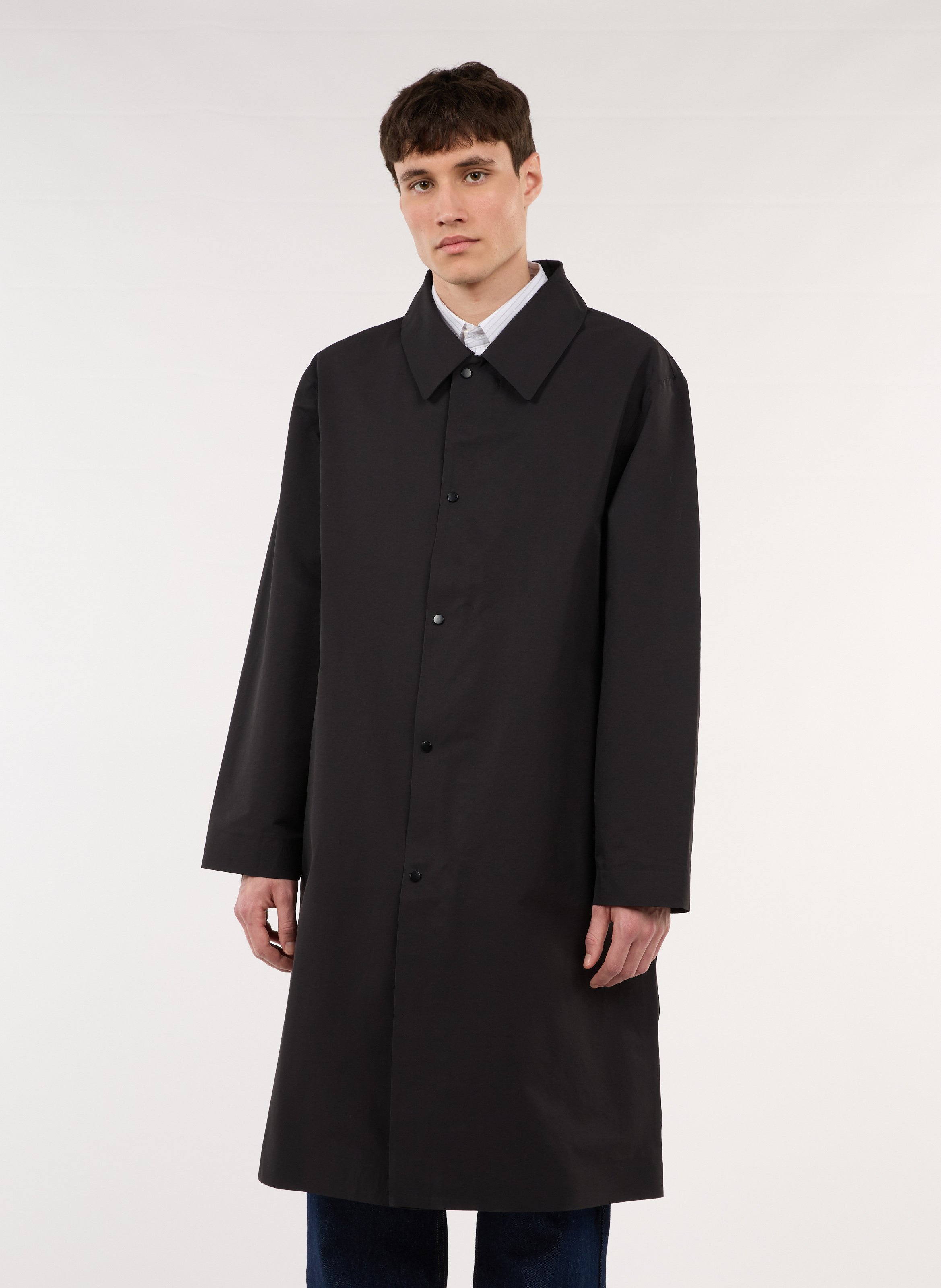 Trenchcoat mit klassischem Kragen SAISON 1865 Schwarz