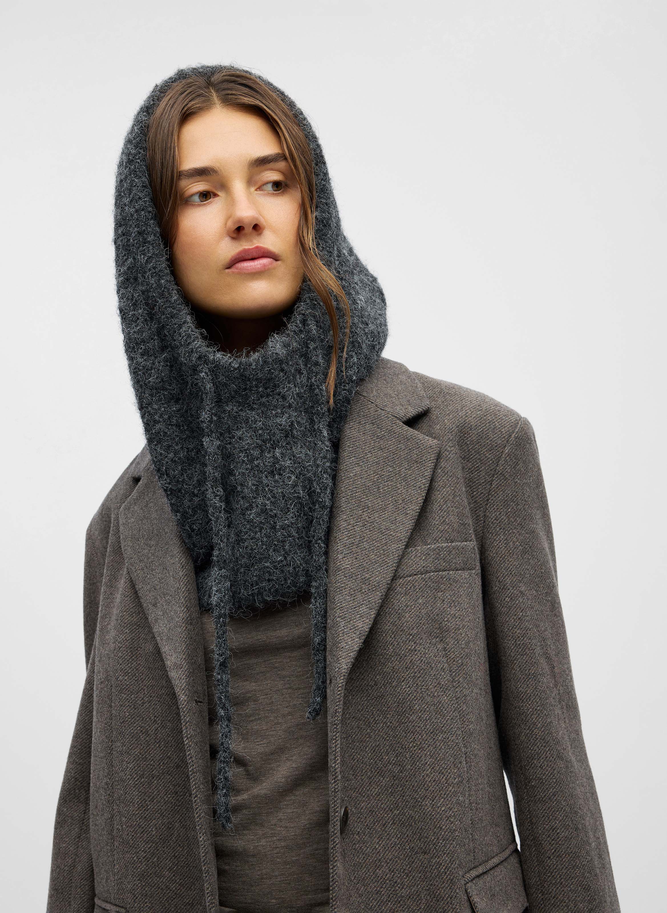 Knit balaclava OBJECT Grey
