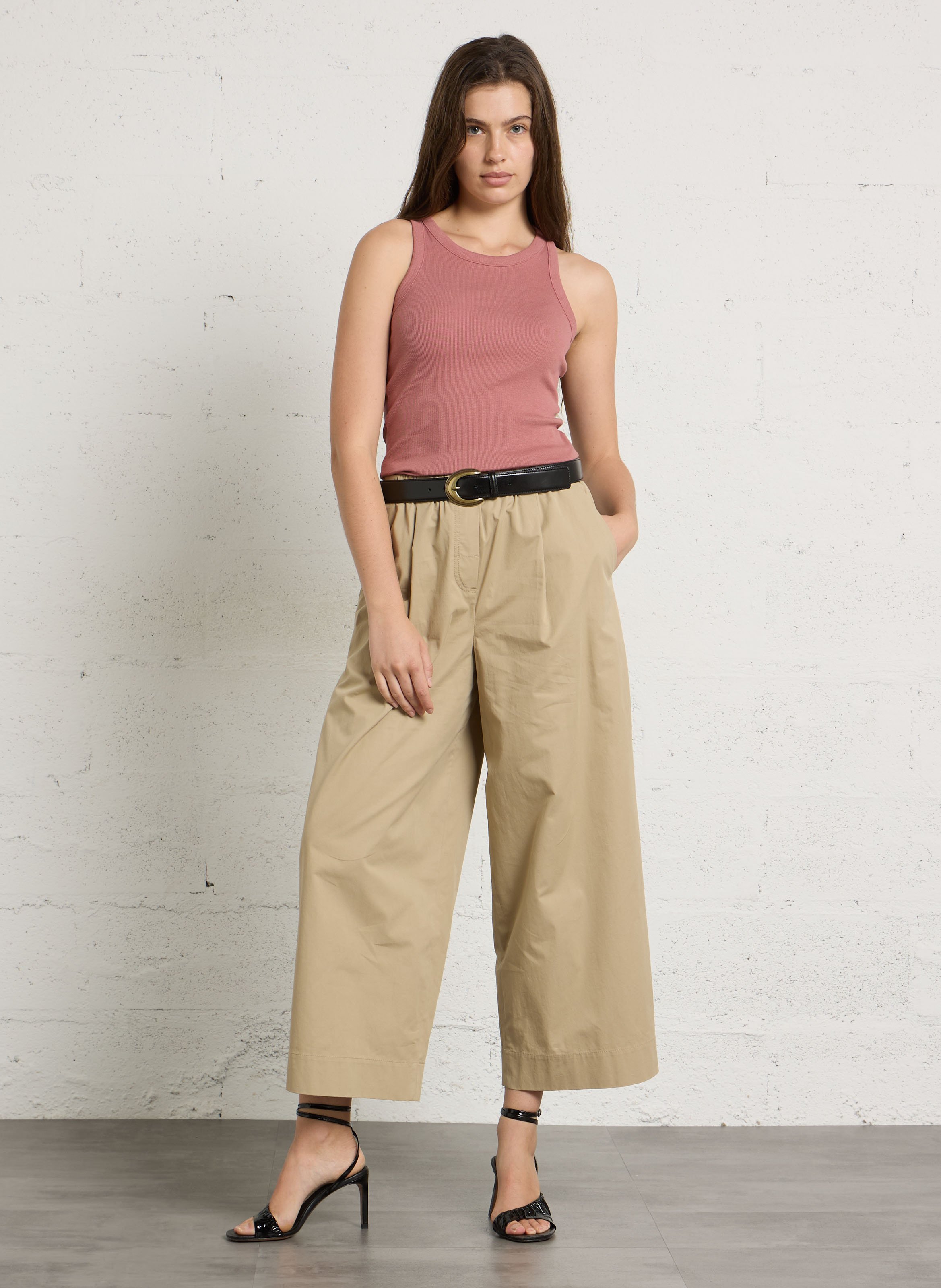 Singlet van katoen MAISON 123 Roze