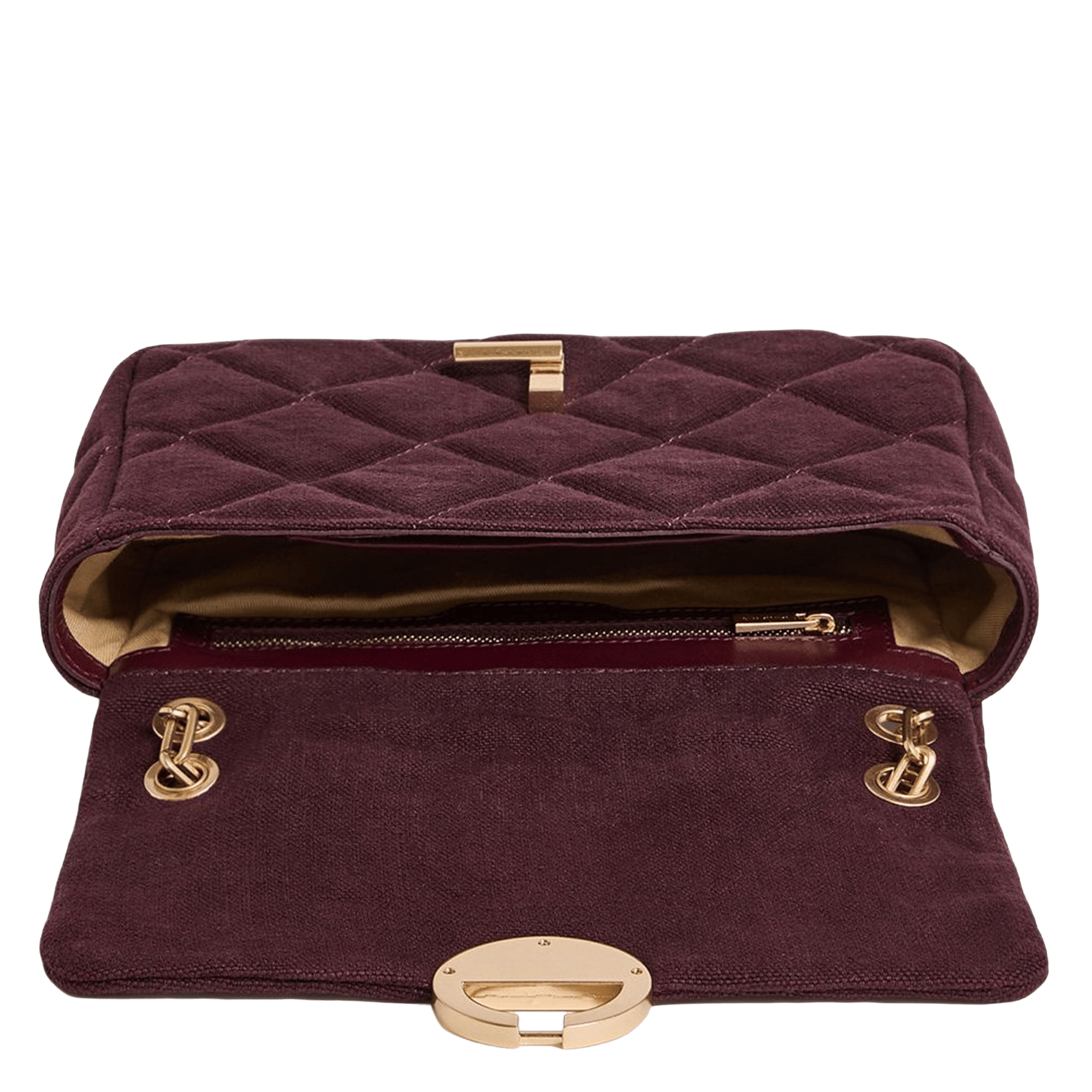 Sac bandoulière en lin | Violet VANESSA BRUNO Femme