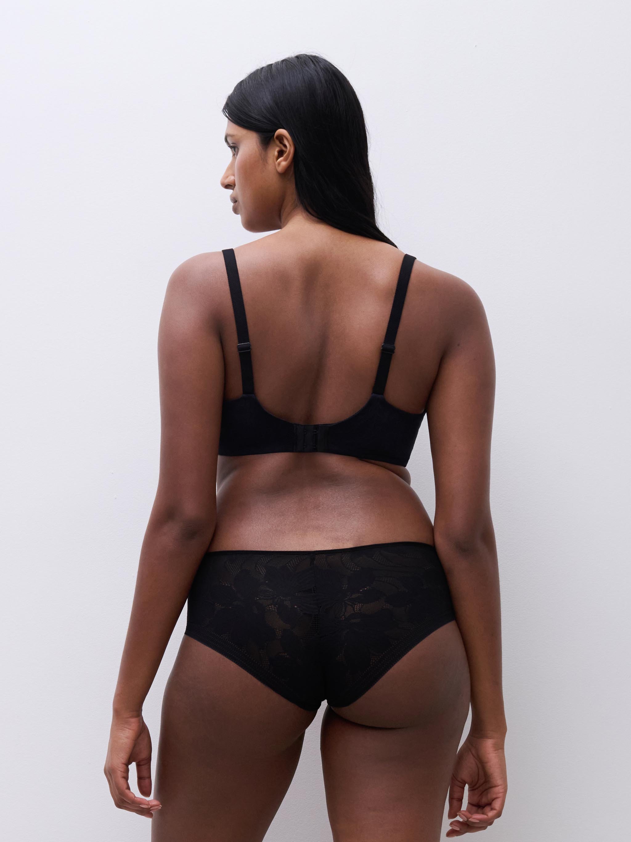 Lace boy shorts CHANTELLE Black
