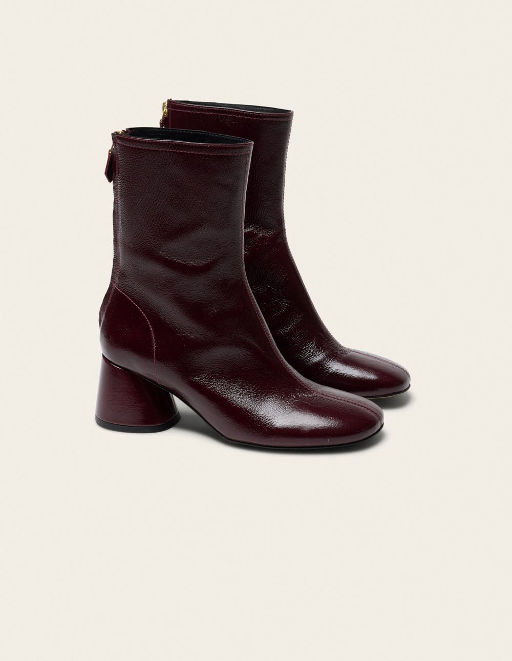 Bottines à talons ODAJE Rouge