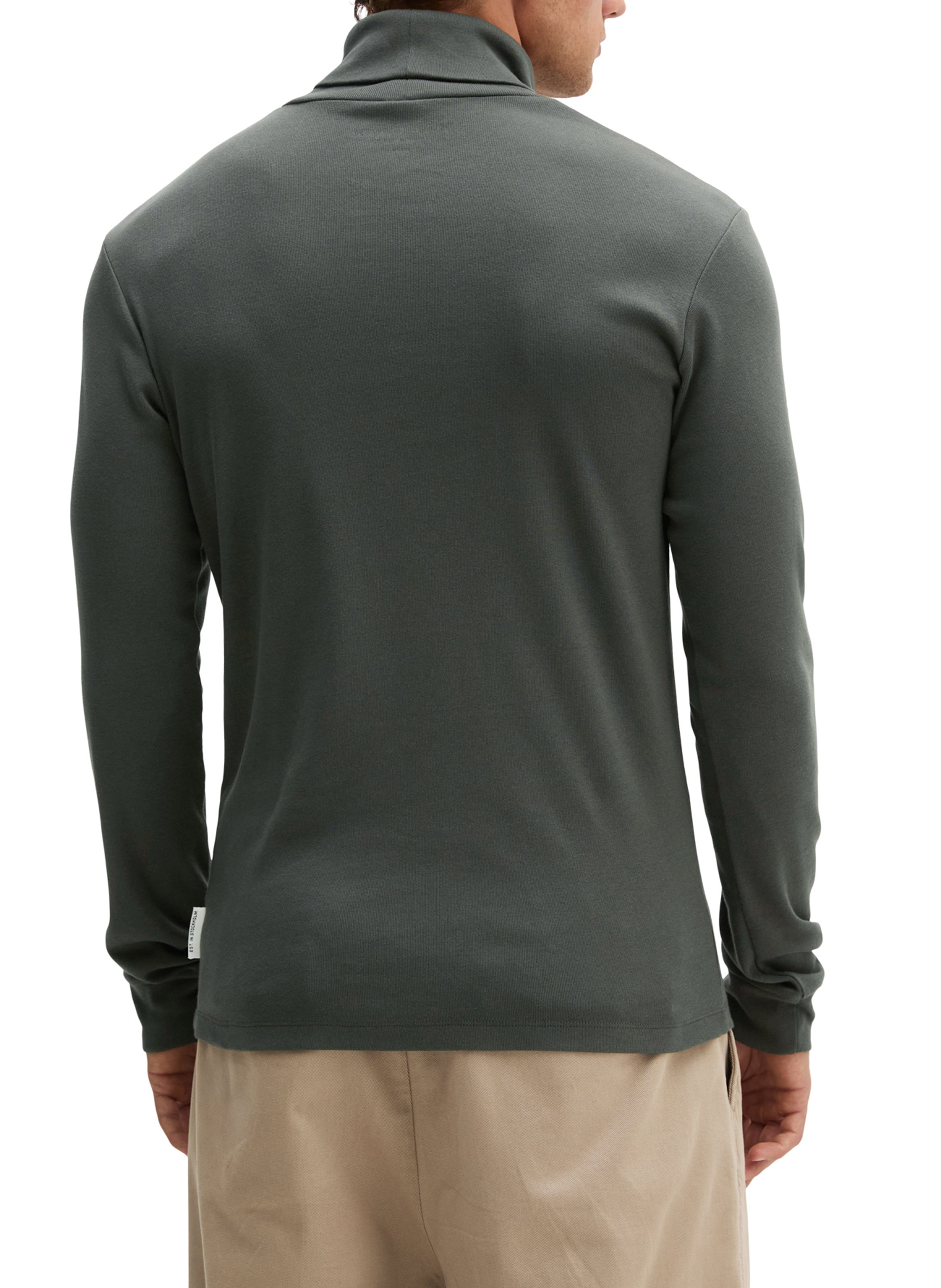 Cotton roll-neck sweater MARC O'POLO Grey