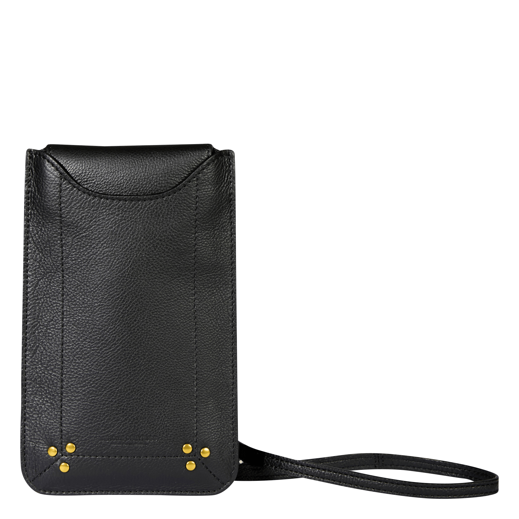 Etui téléphone en cuir  JEROME DREYFUSS Noir